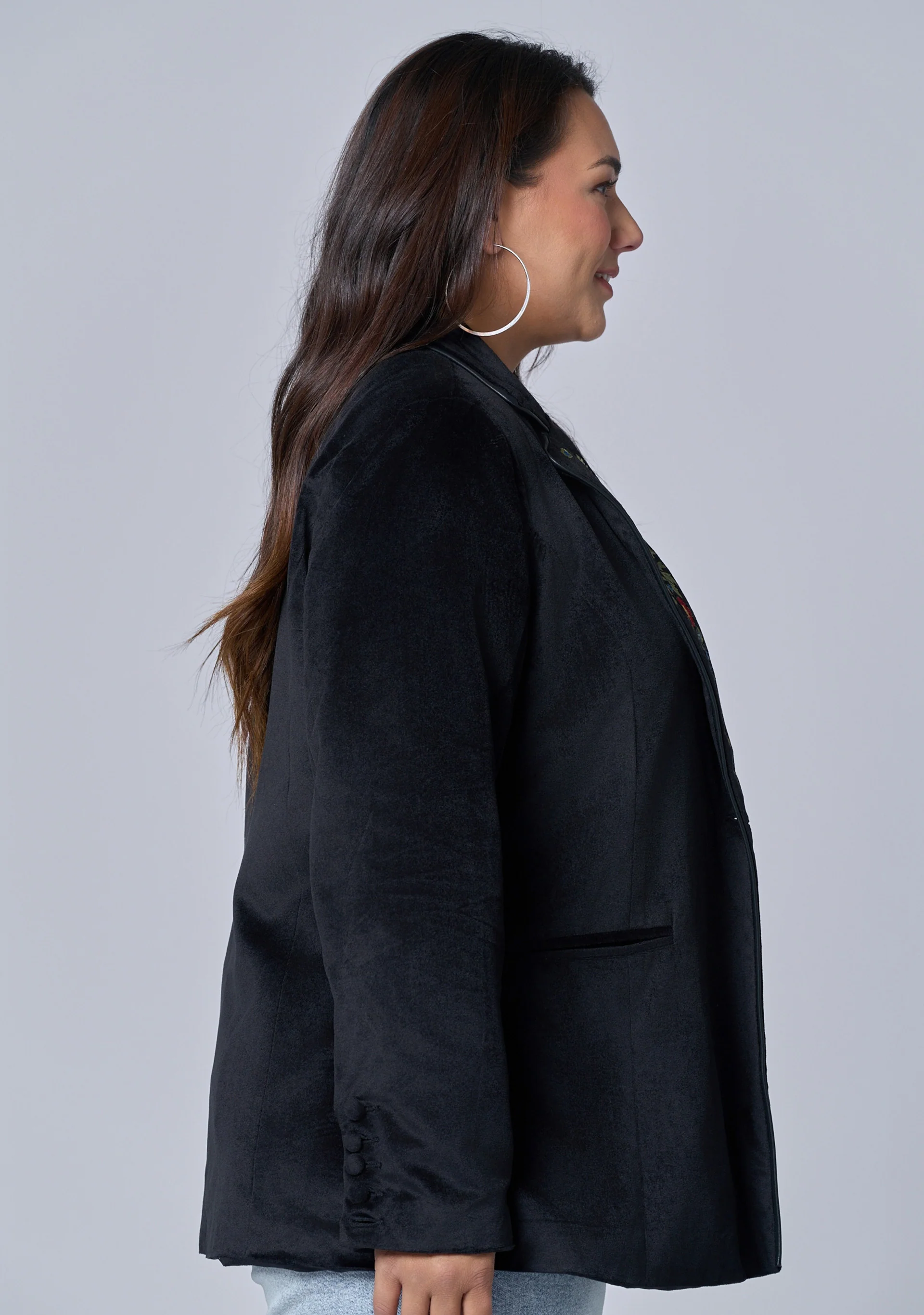 Dreamscape Velvet Blazer - Image 5