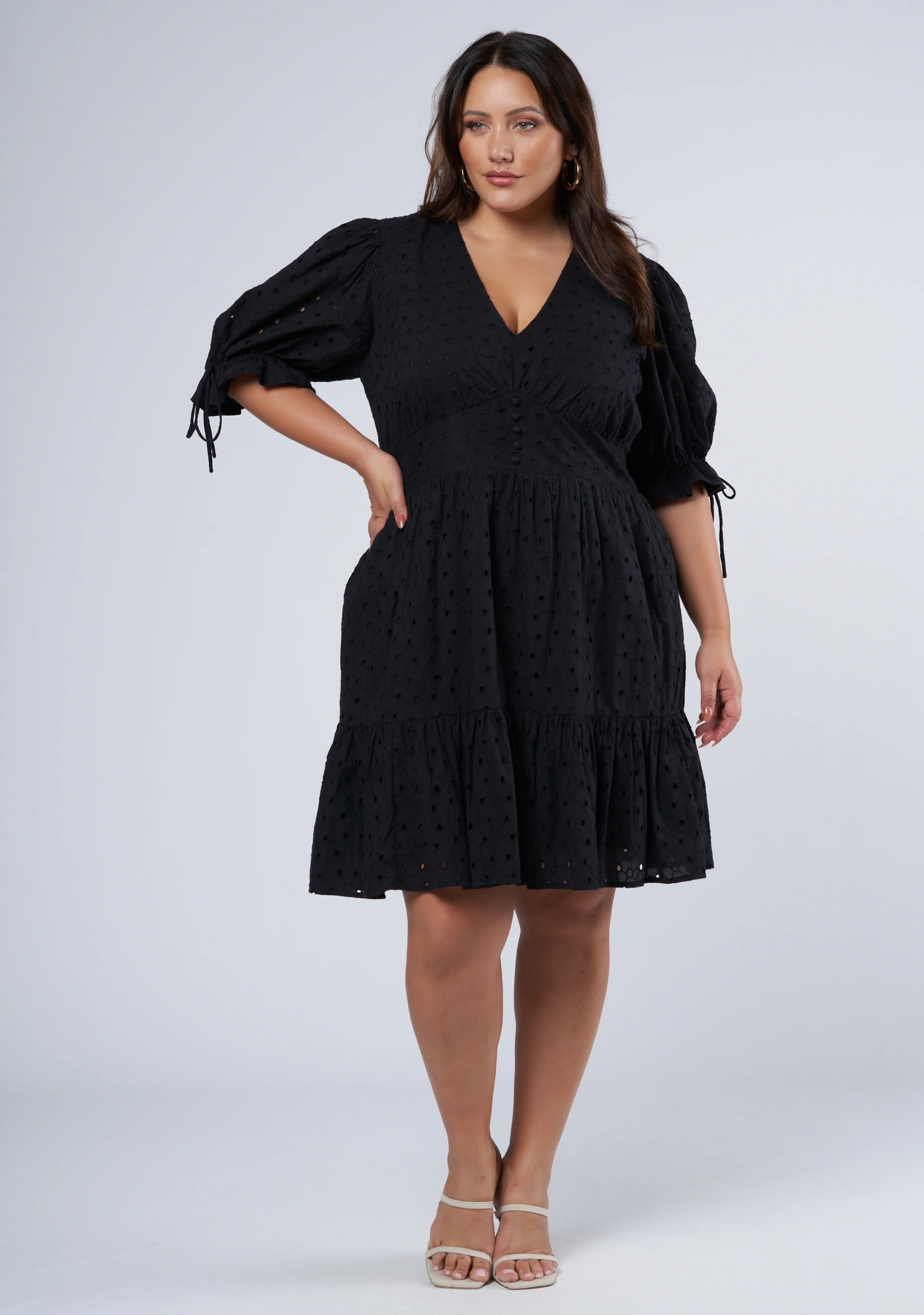 Eiffel Broderie Mini Dress