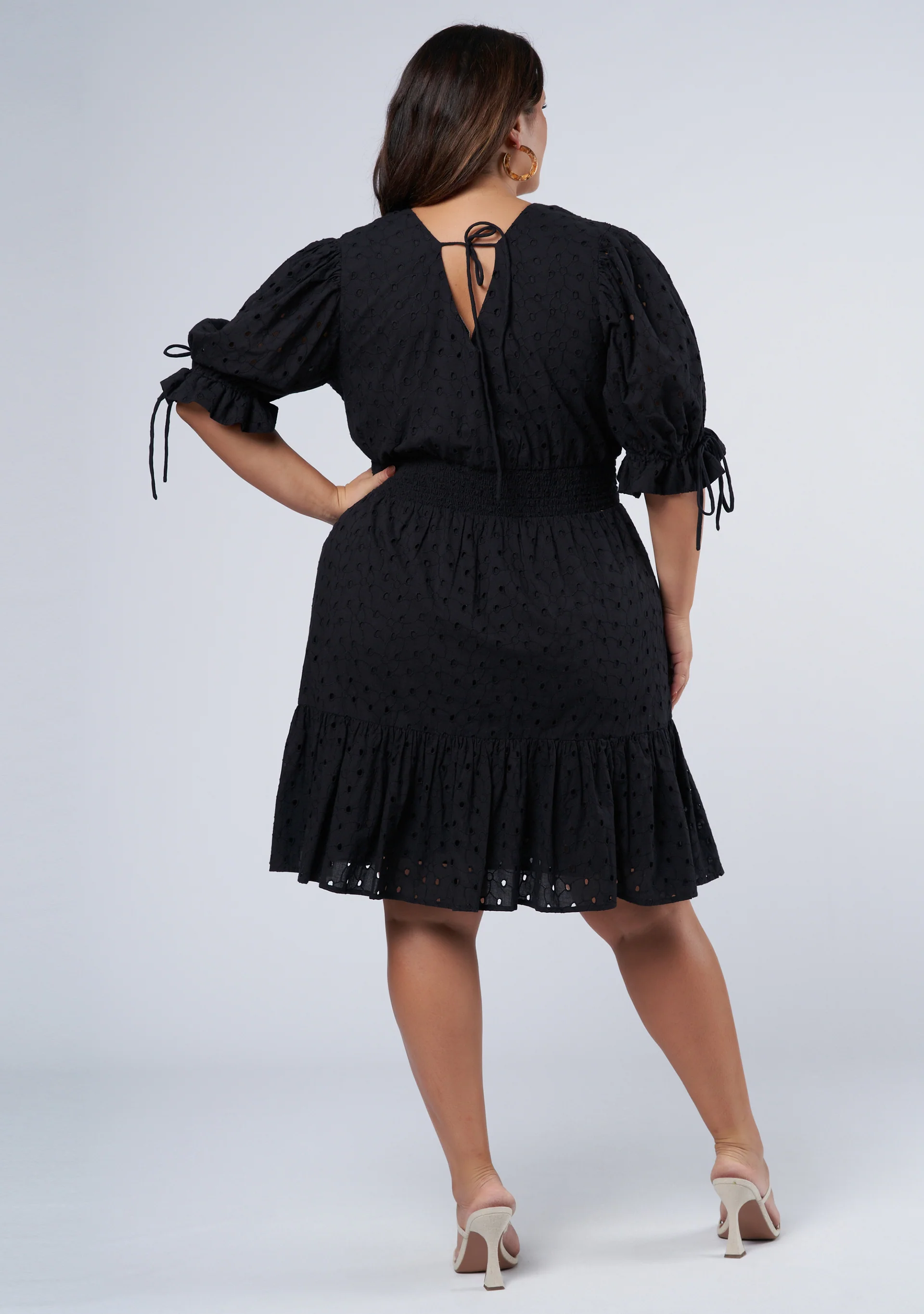 Eiffel Broderie Mini Dress - Image 5
