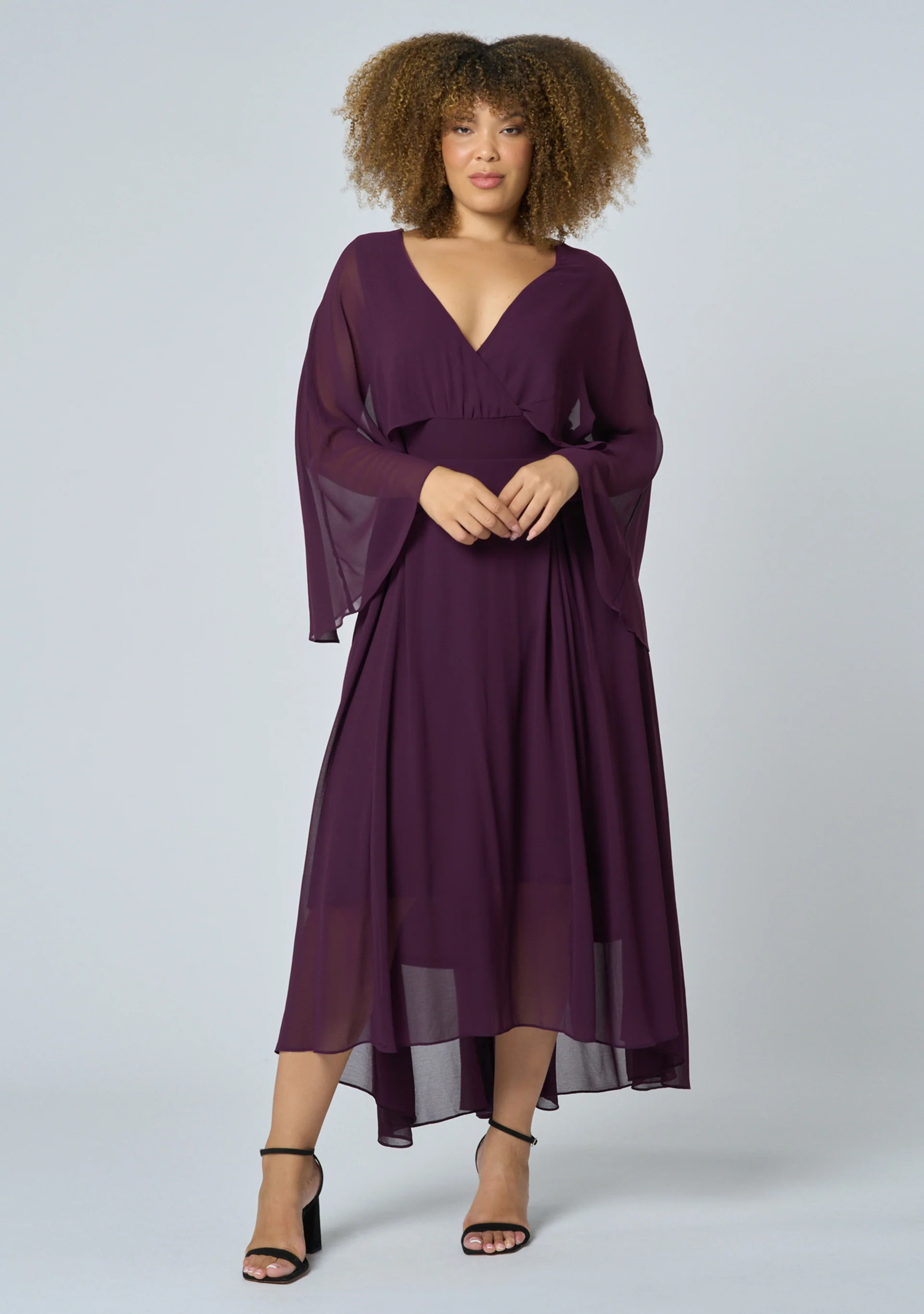 Electric Chemistry Cape Maxi Dress - Image 2