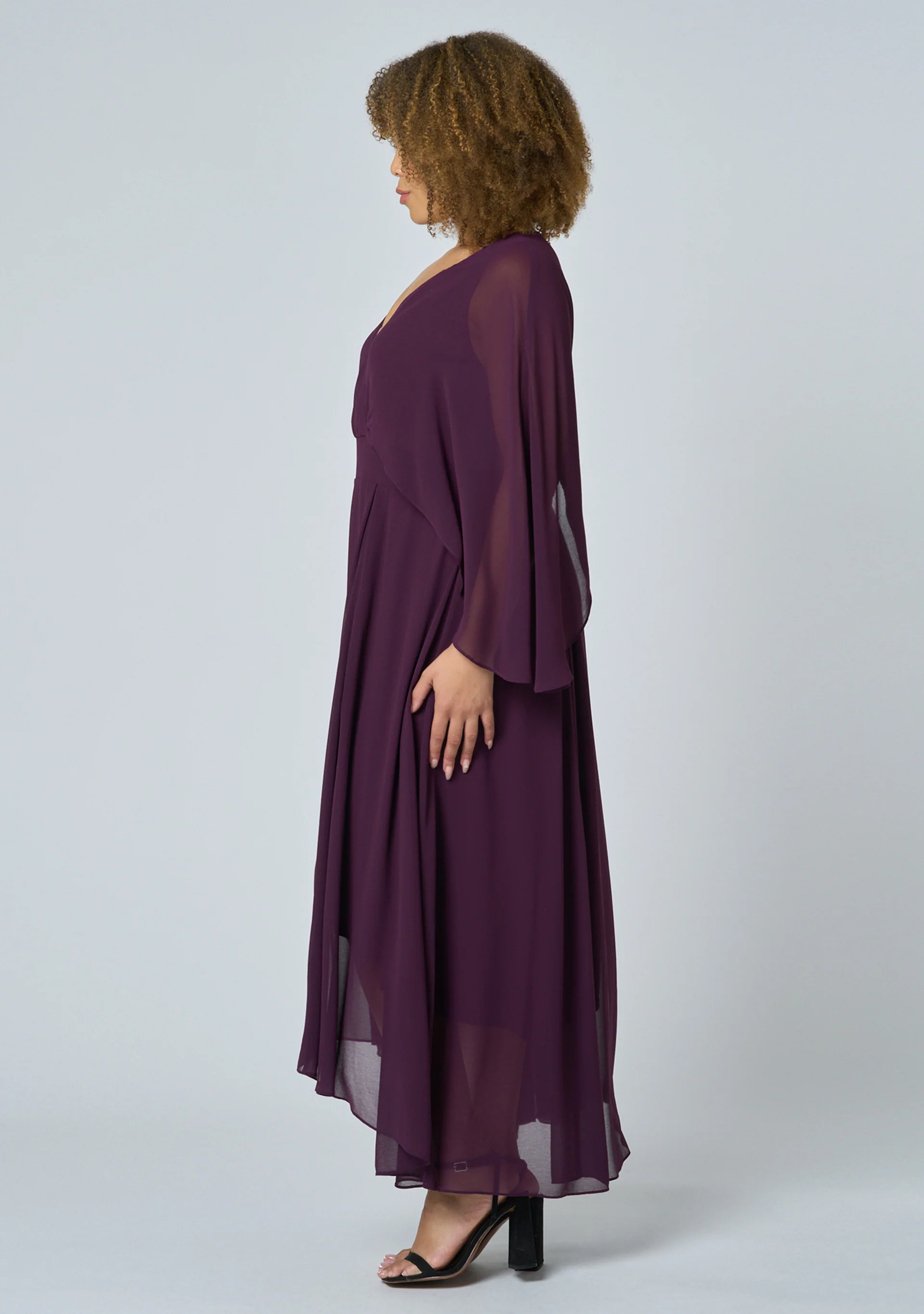 Electric Chemistry Cape Maxi Dress - Image 4
