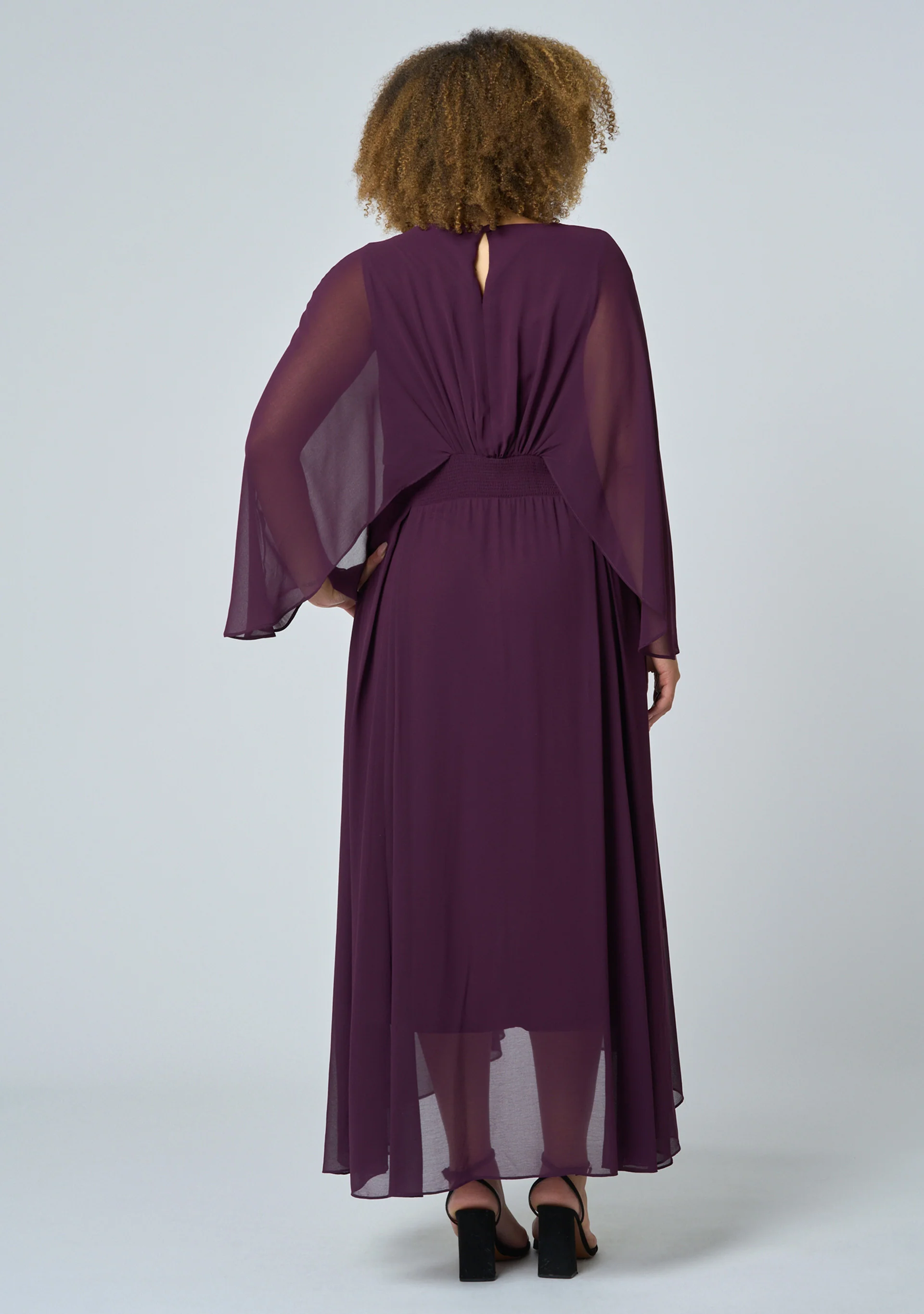 Electric Chemistry Cape Maxi Dress - Image 5