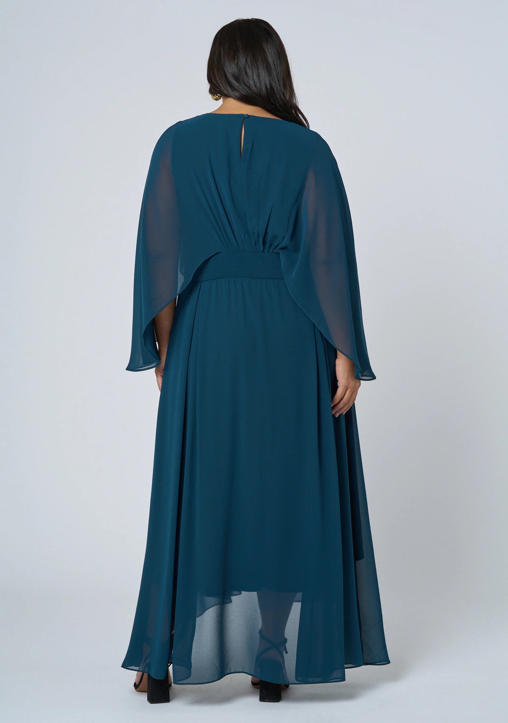 Electric Chemistry Cape Maxi Dress - Image 7