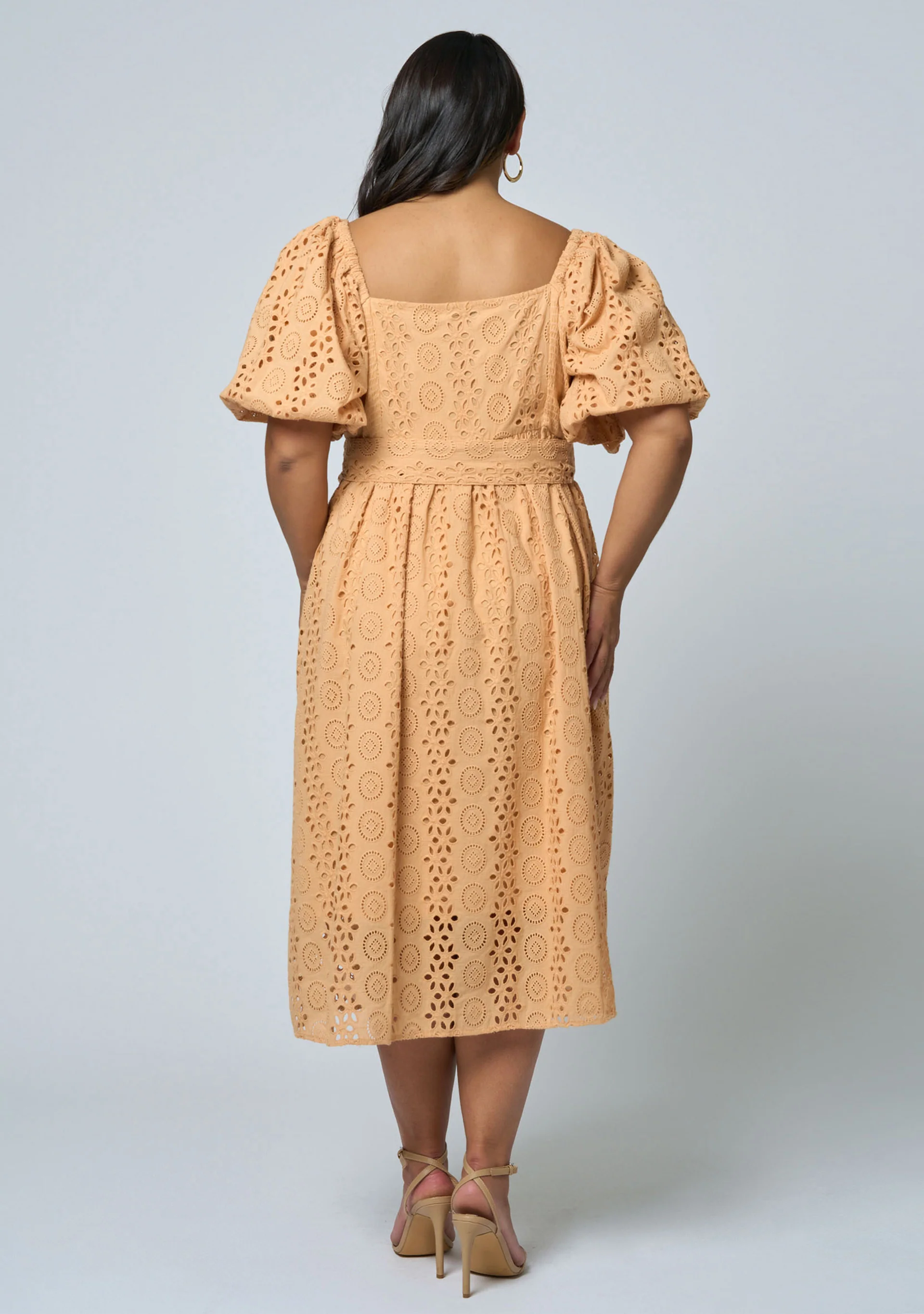 Eliza Broderie Midi Dress - Image 6