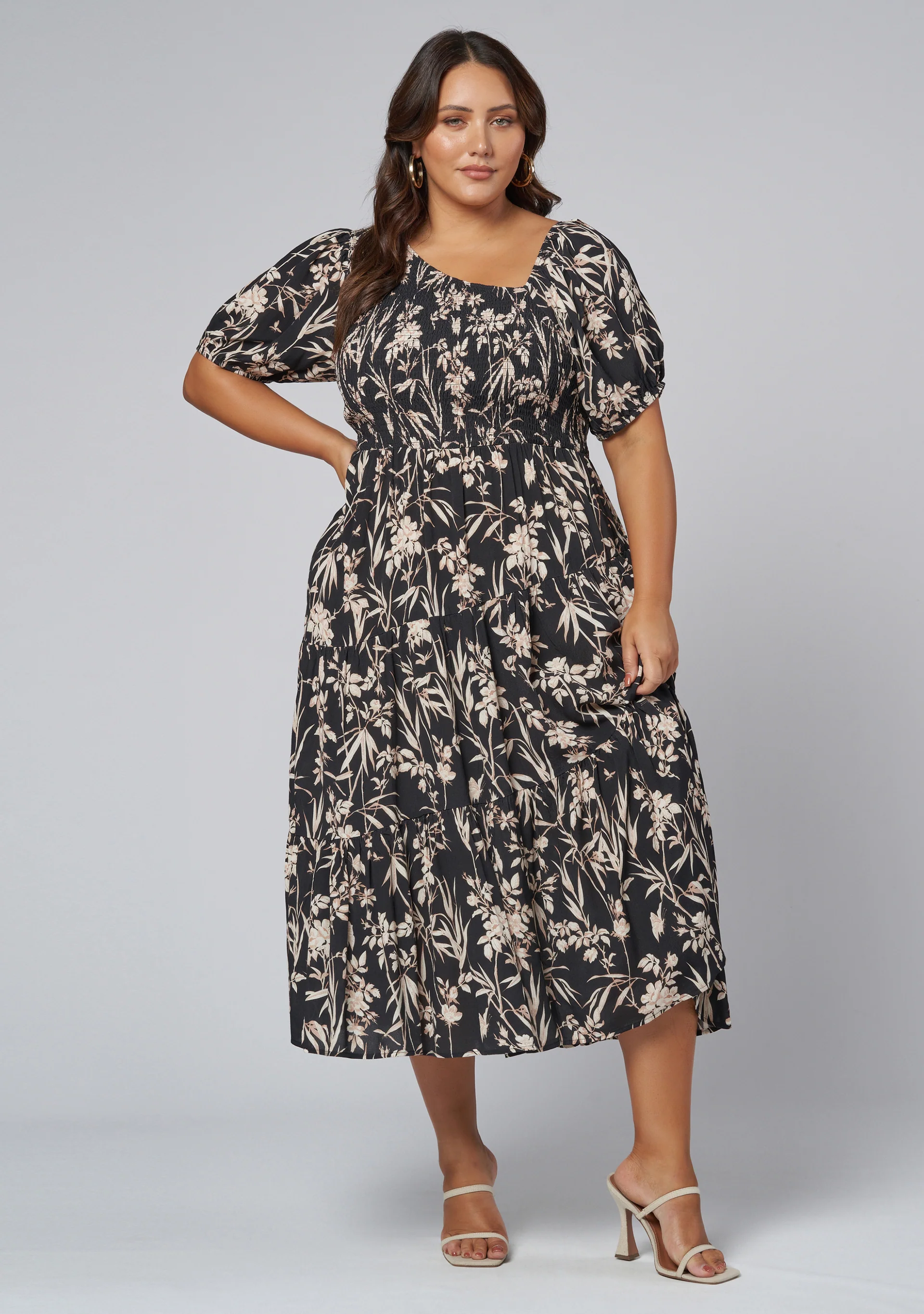 Ella Asymmetric Midi Dress - Image 4