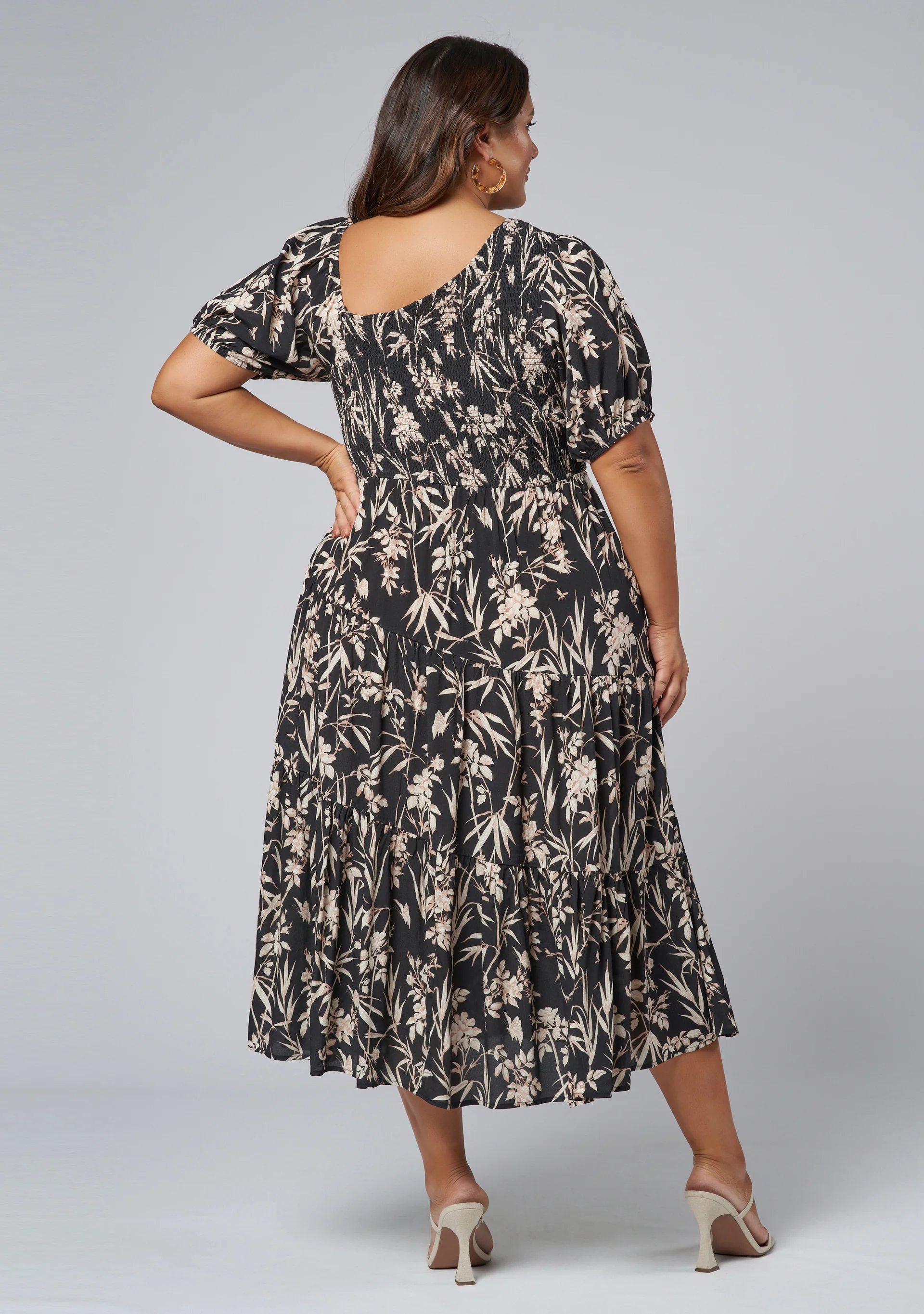 Ella Asymmetric Midi Dress - Image 6