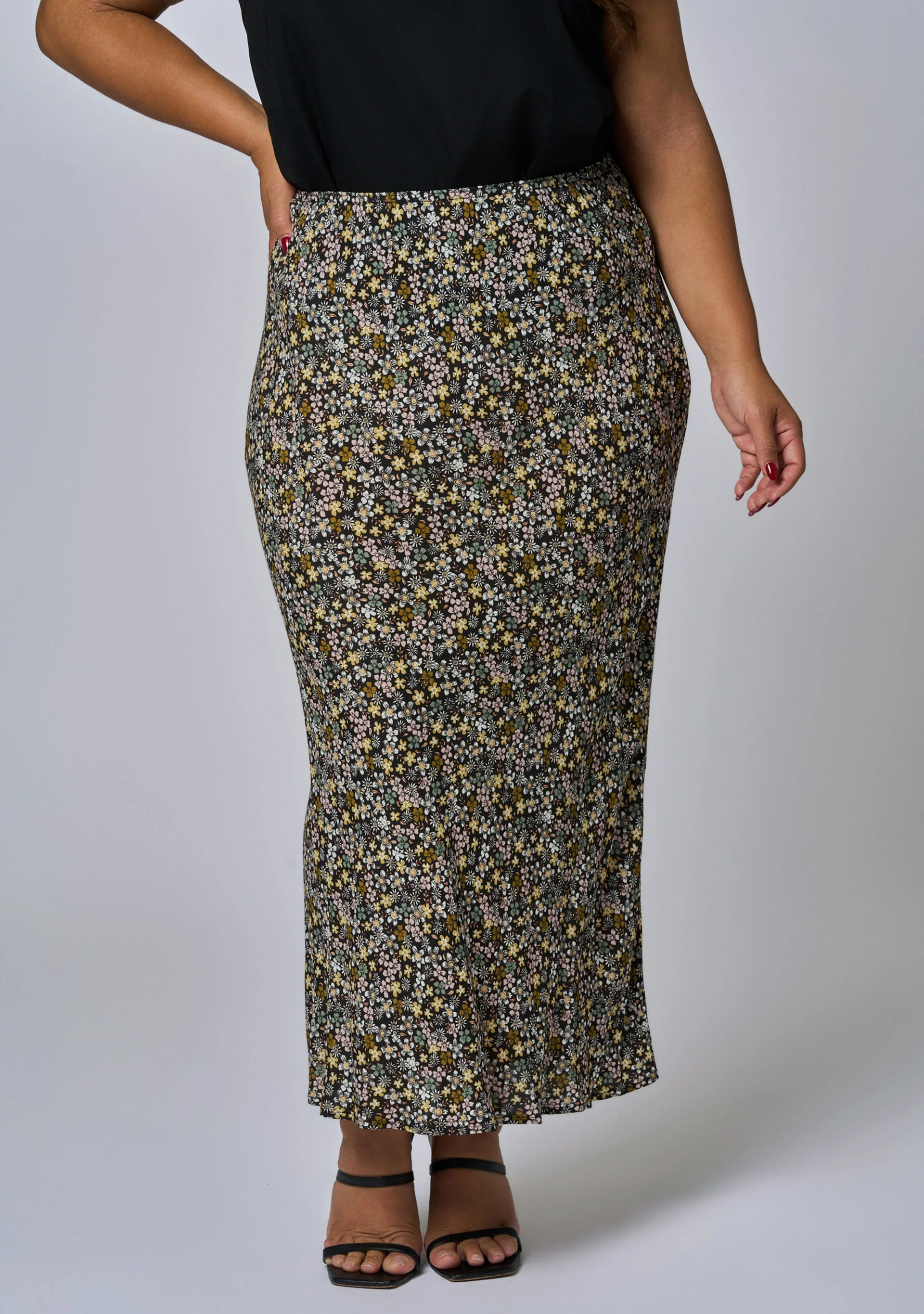 Emily Printed Midi Skirt - Image 3