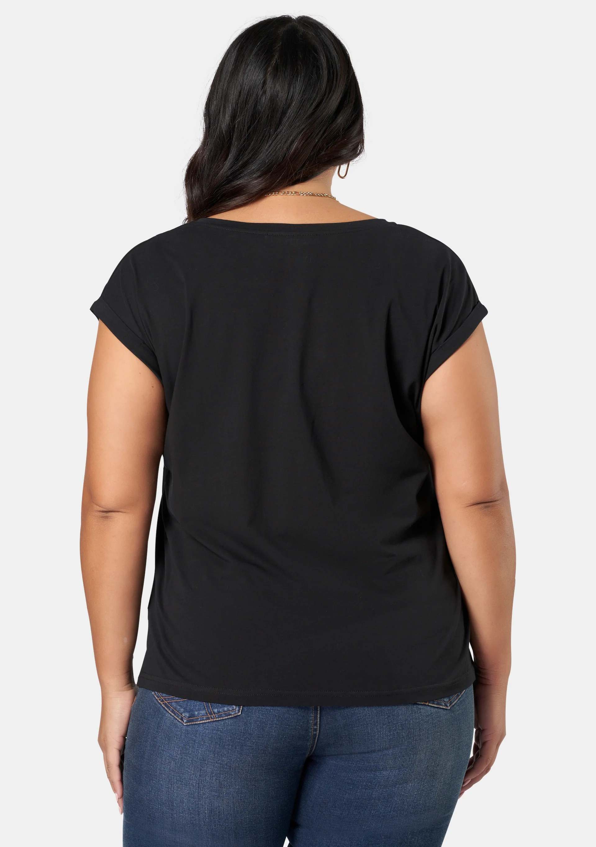 Emma V Neck Tee - Image 4