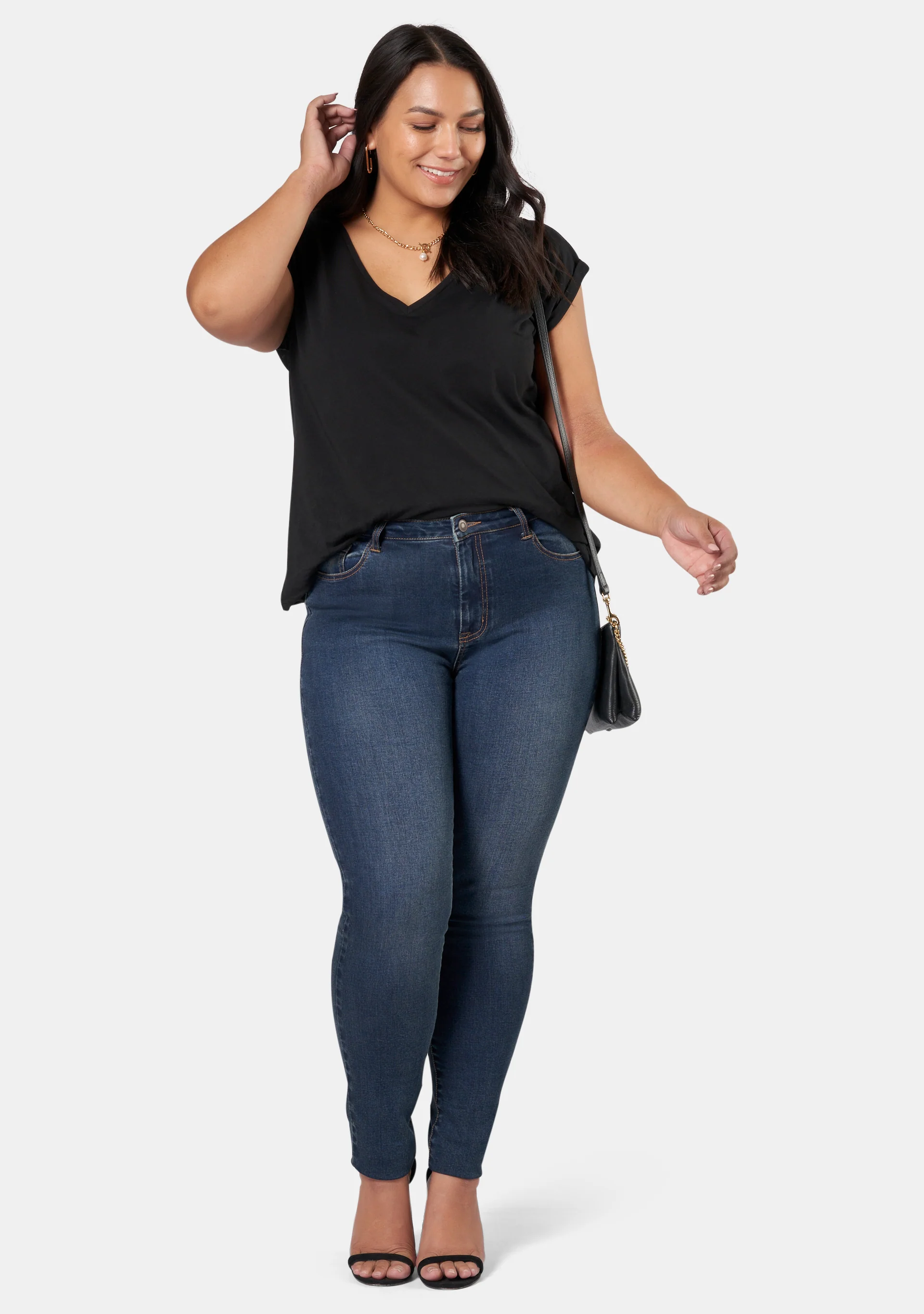 Emma V Neck Tee - Image 5