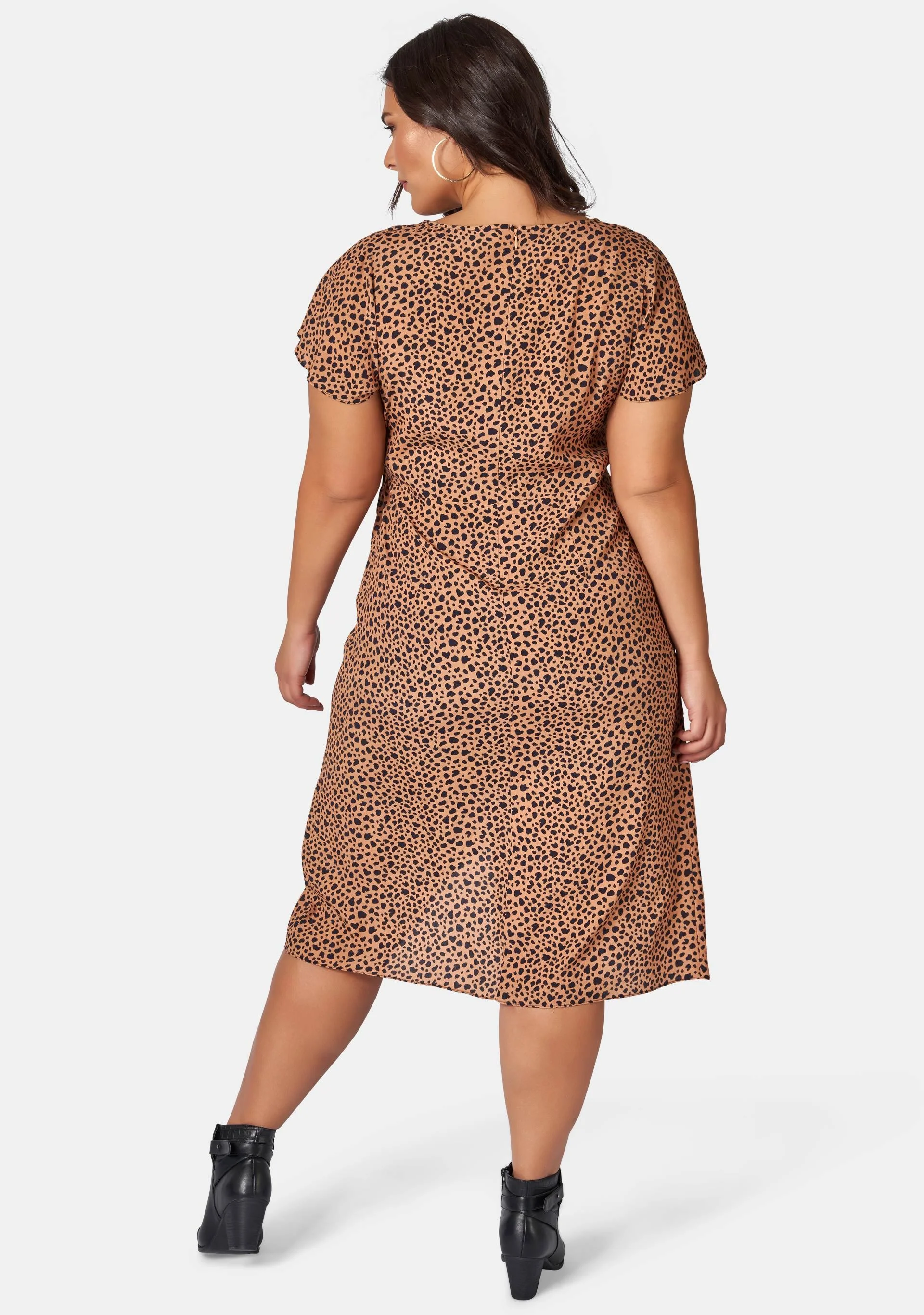 Eva Printed Wrap Dress - Image 5