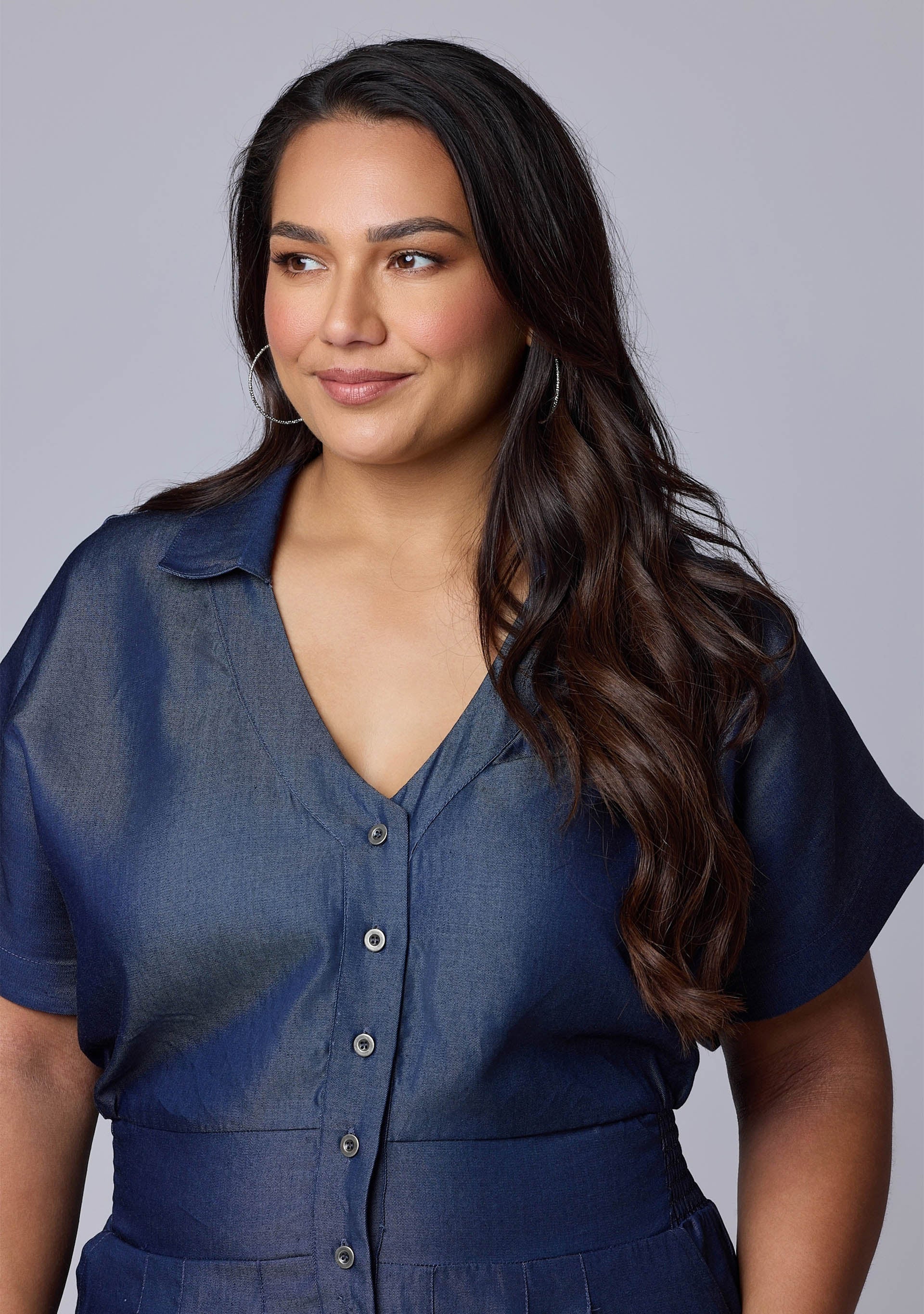 Eve Chambray Jumpsuit - Image 6