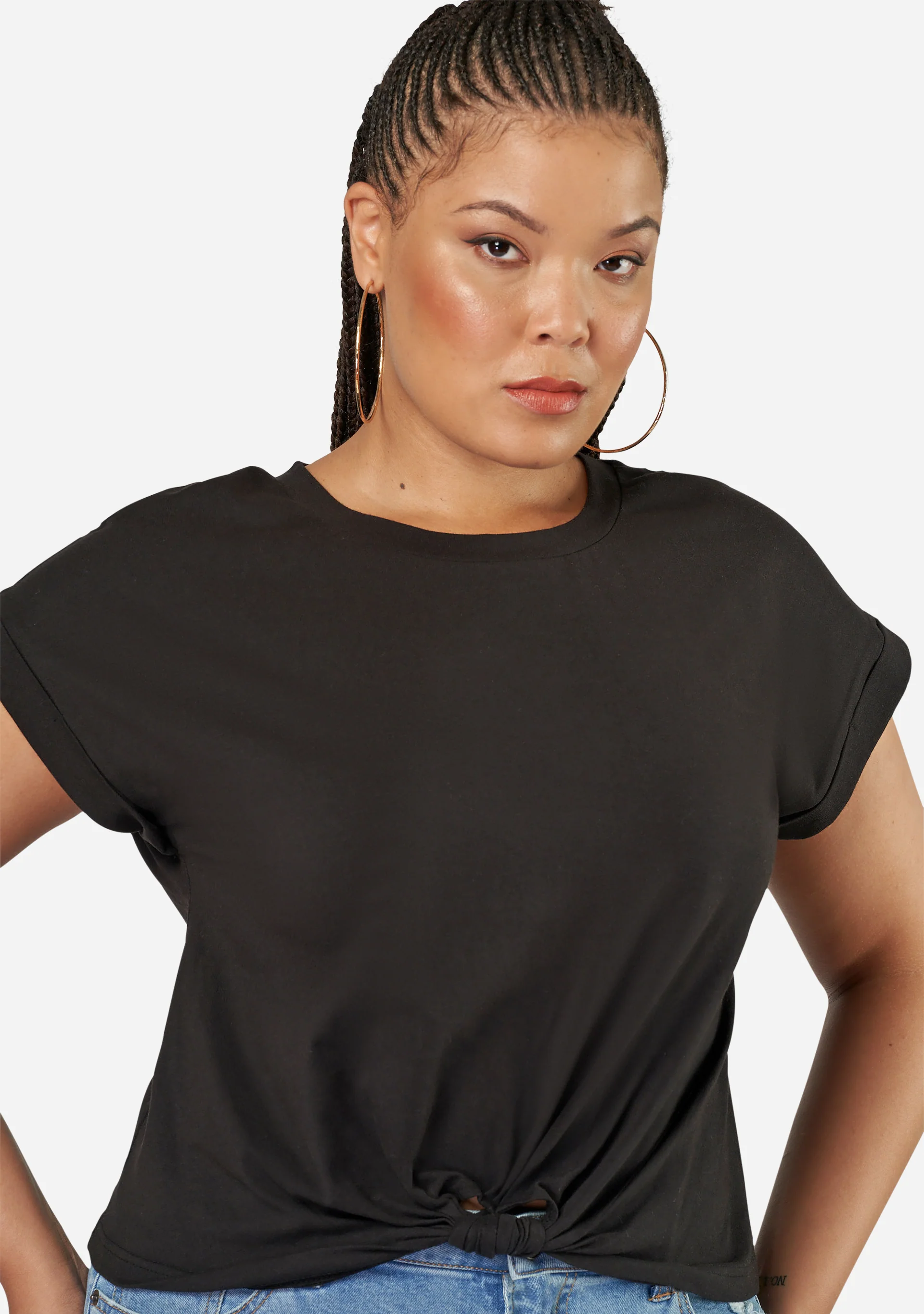 Fearless Crop Twist Tee - Image 2