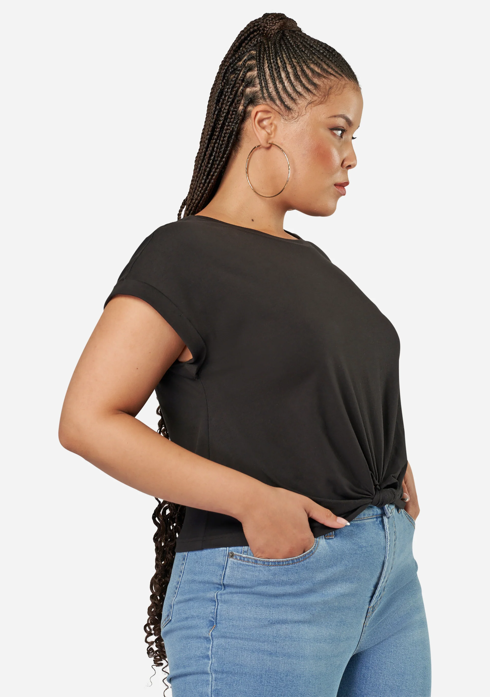 Fearless Crop Twist Tee - Image 5