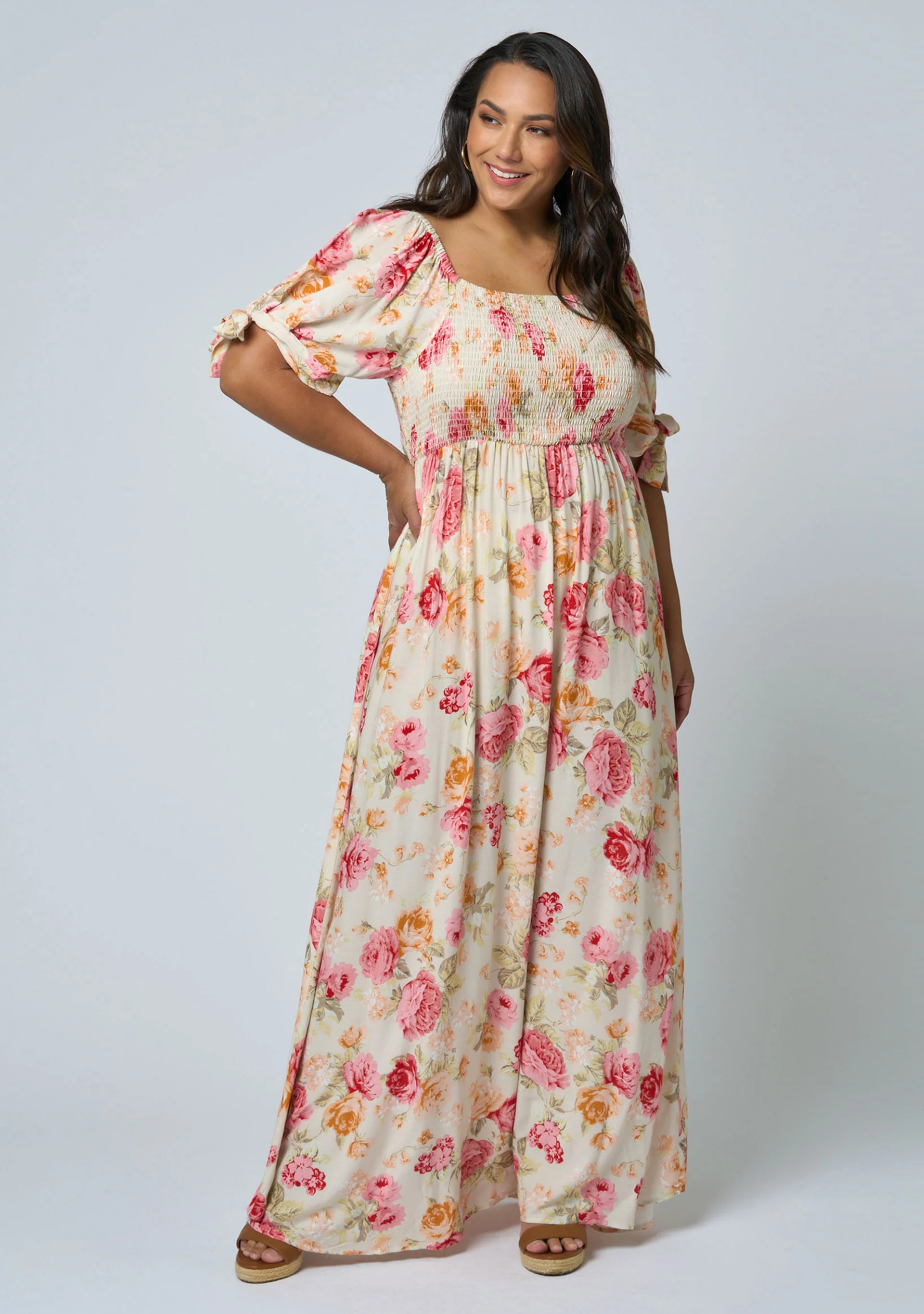 Felicity Ruffle Maxi Dress - Image 2