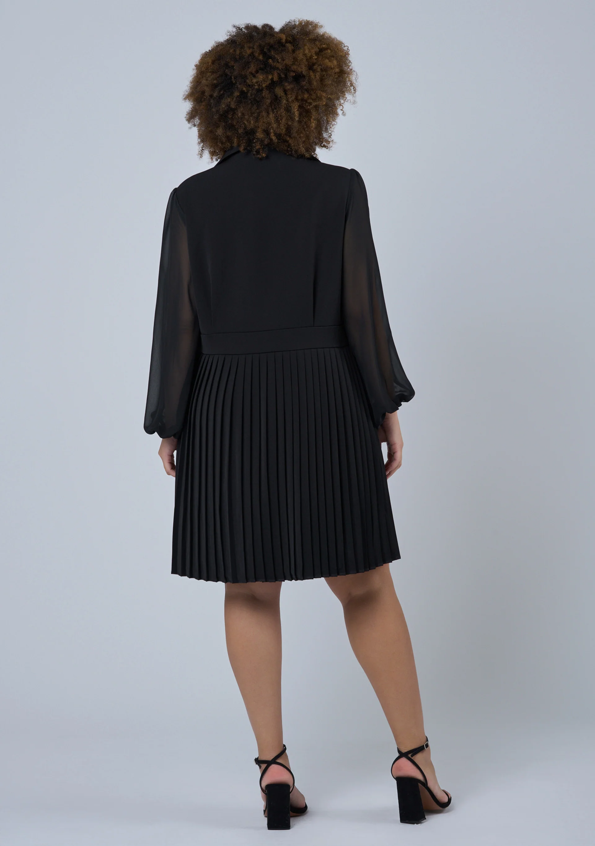 Feverish Nights Tuxedo Mini Dress - Image 5