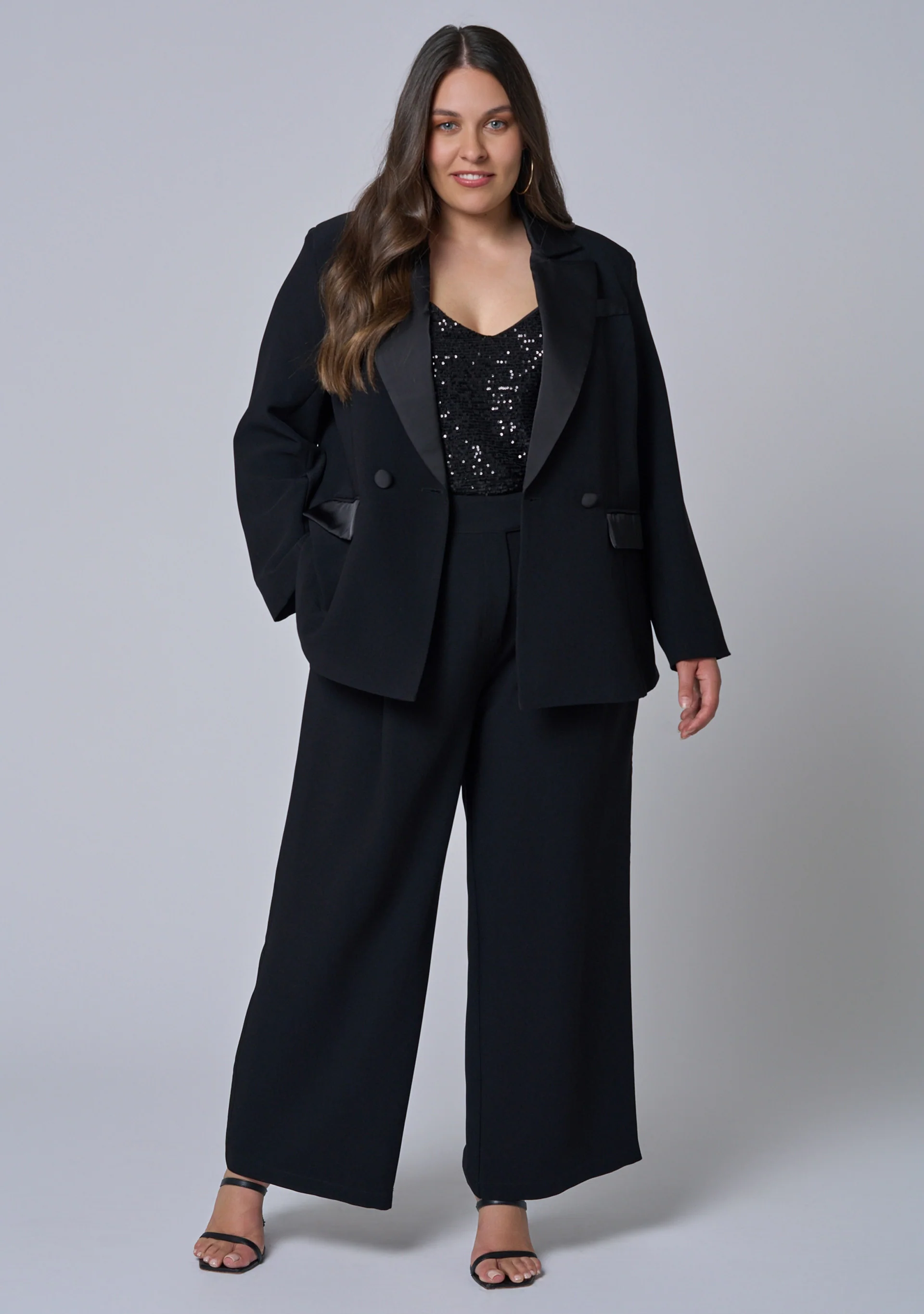Fired Up Satin Trim Blazer - Image 3