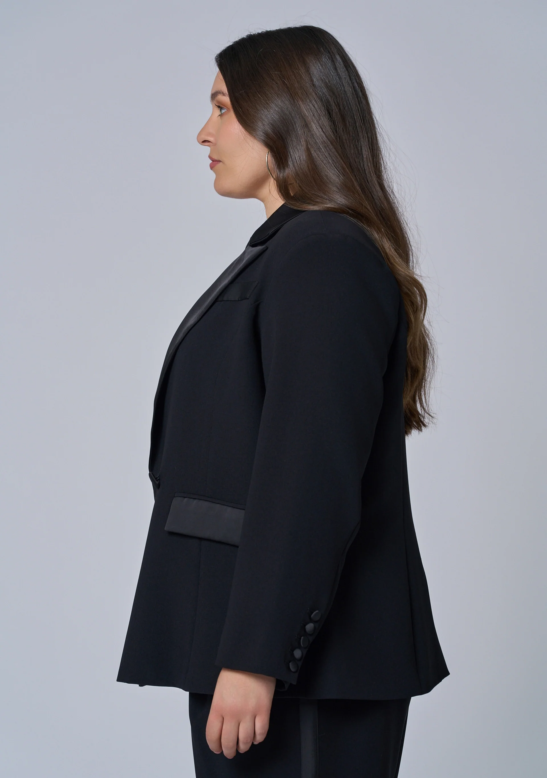 Fired Up Satin Trim Blazer - Image 4