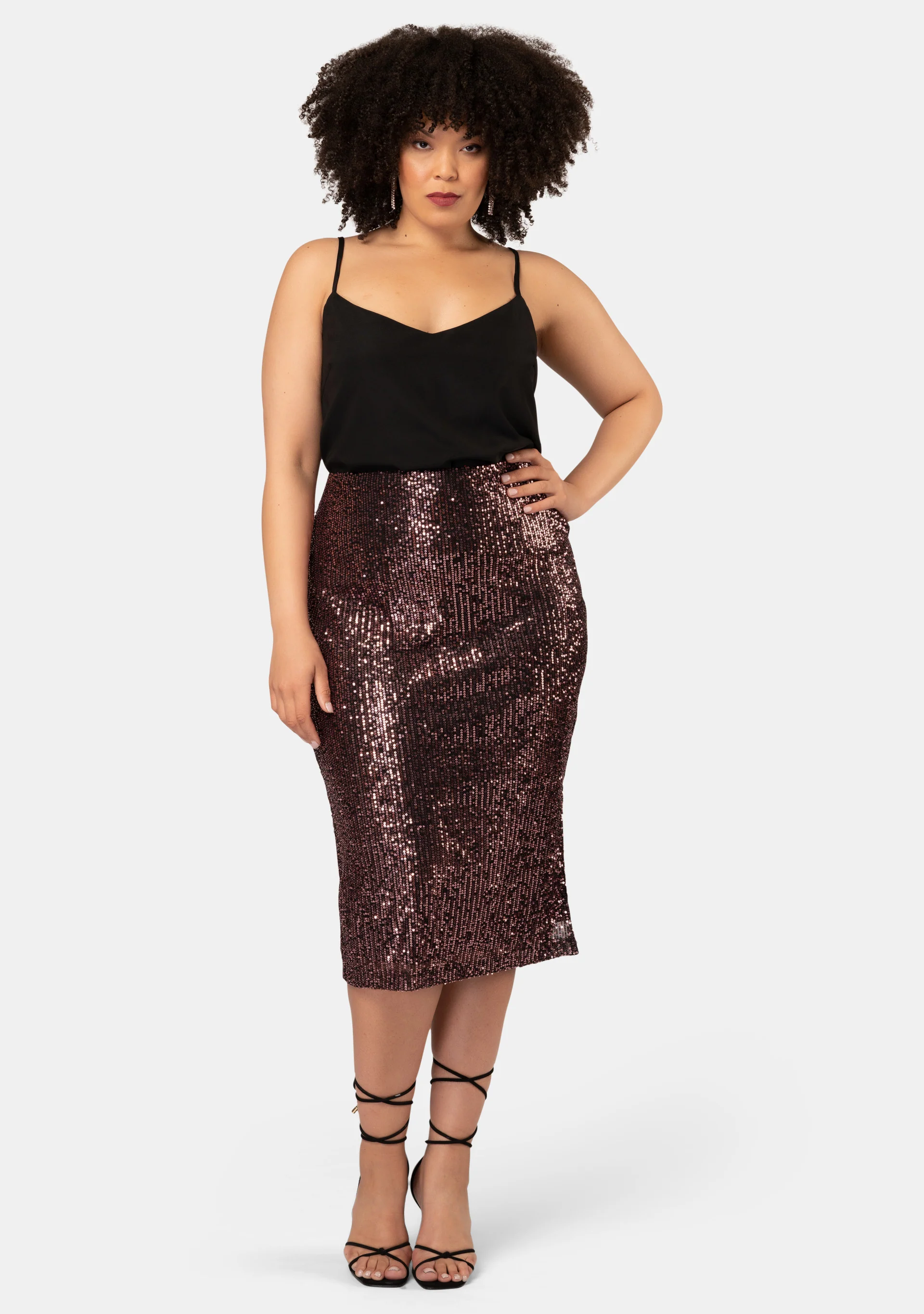 Foolish Sequin Midi Skirt - Image 4
