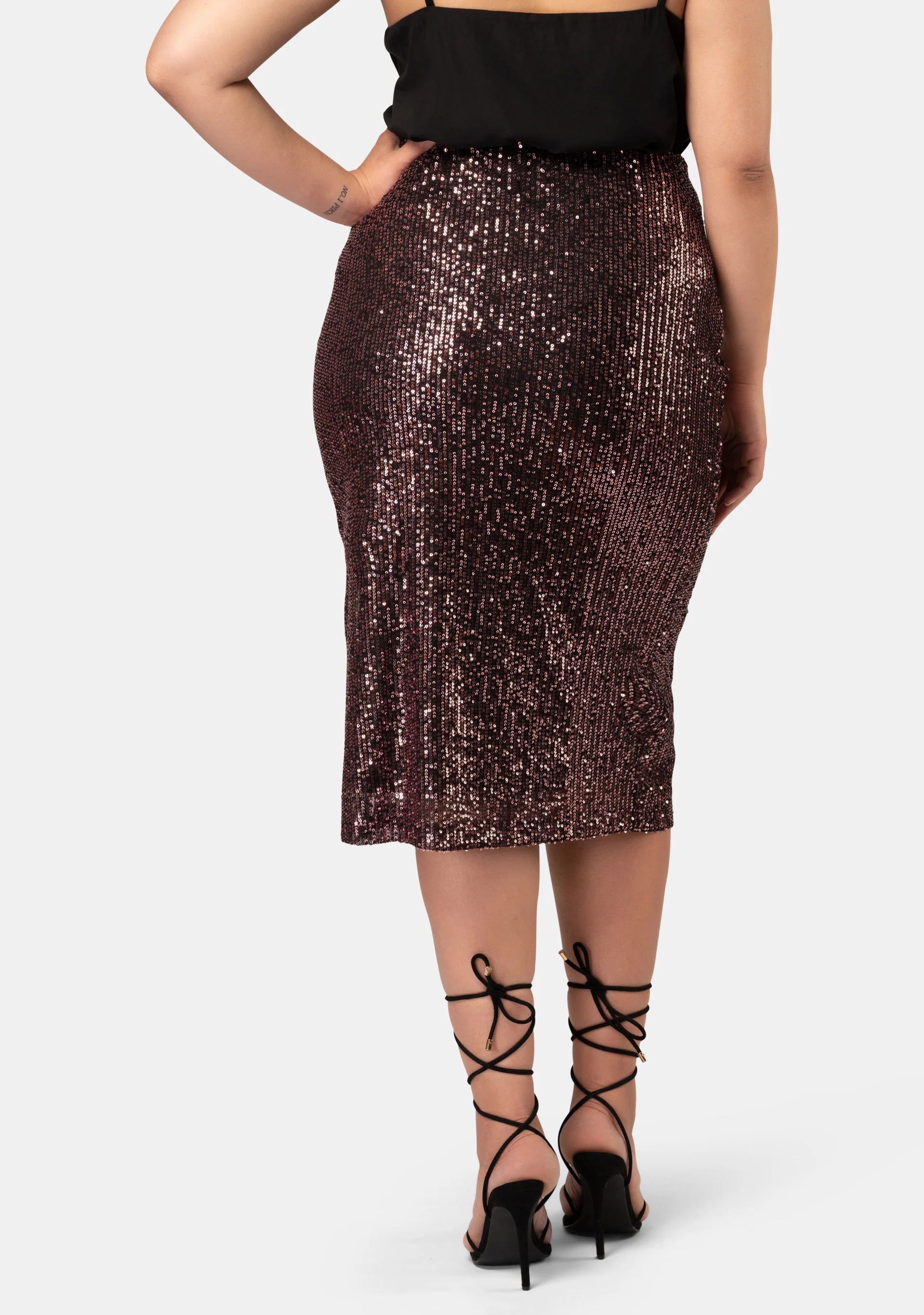 Foolish Sequin Midi Skirt - Image 6