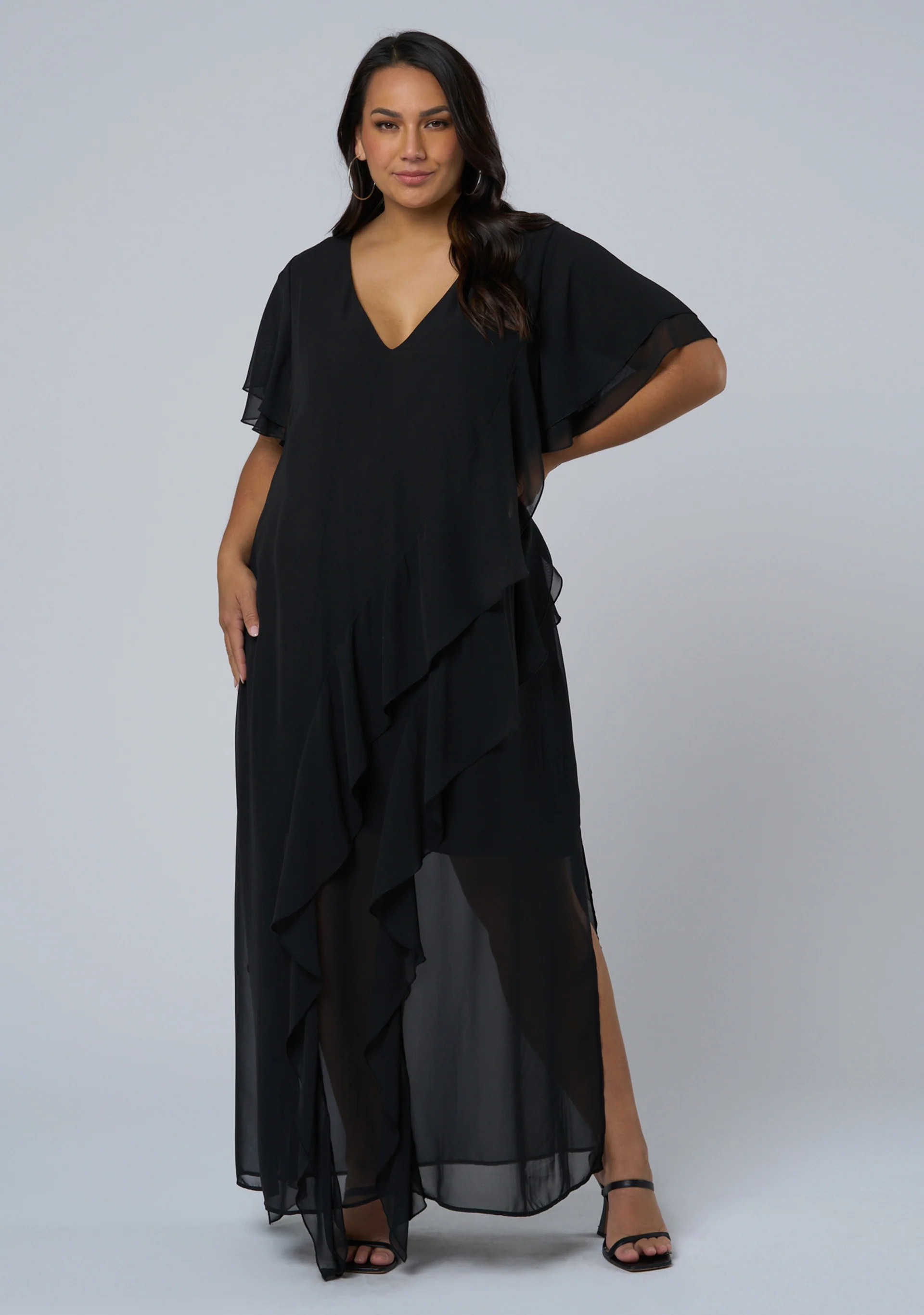 Forbidden Feline Maxi Dress