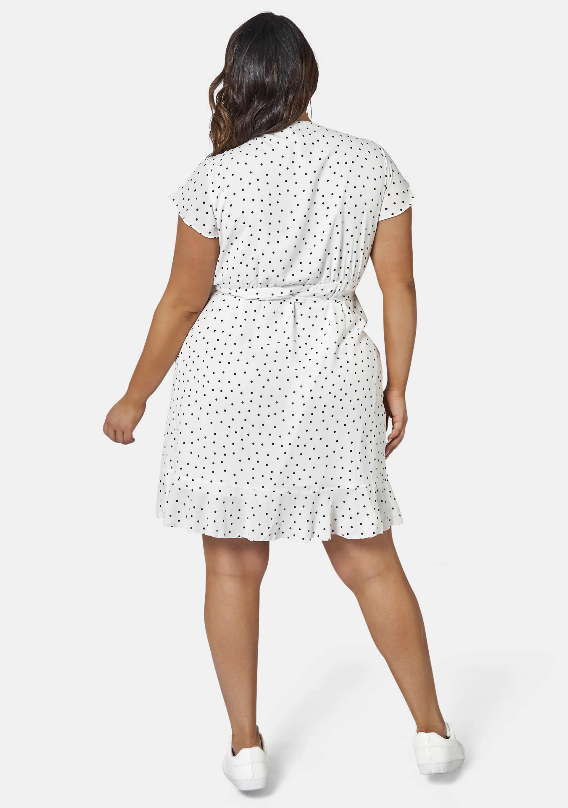Framed Frill Dress - Image 4