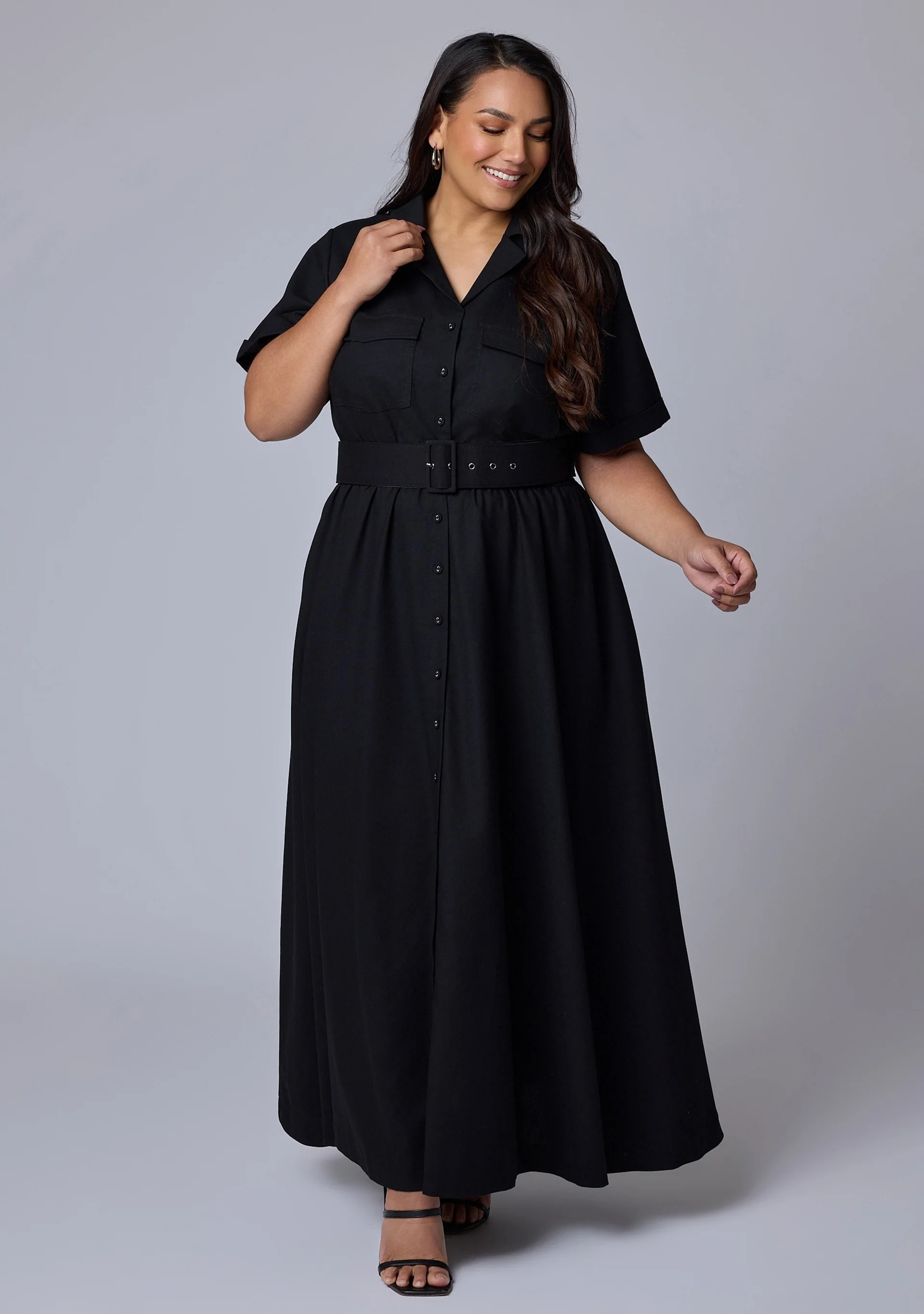 Gabrielle Linen Maxi Dress - Image 3