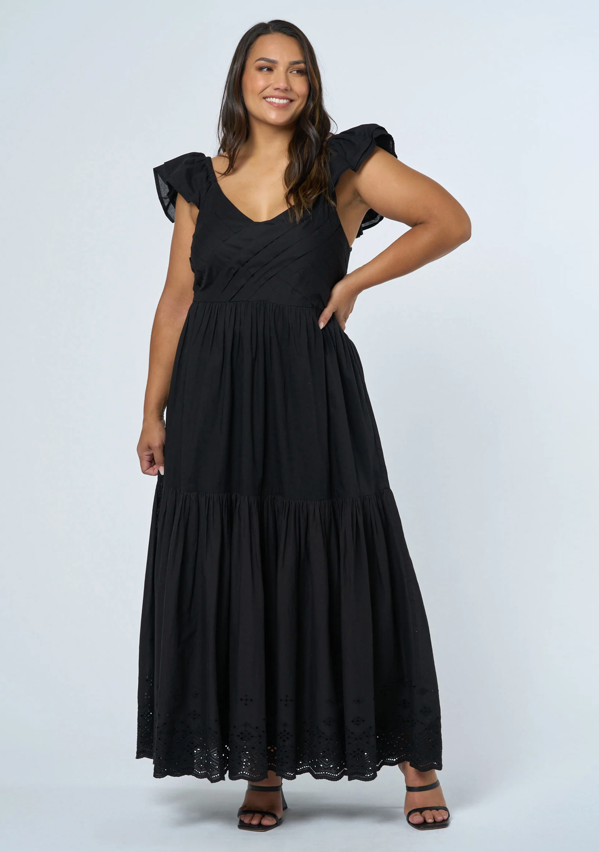 Georgie Broderie Maxi Dress - Image 5