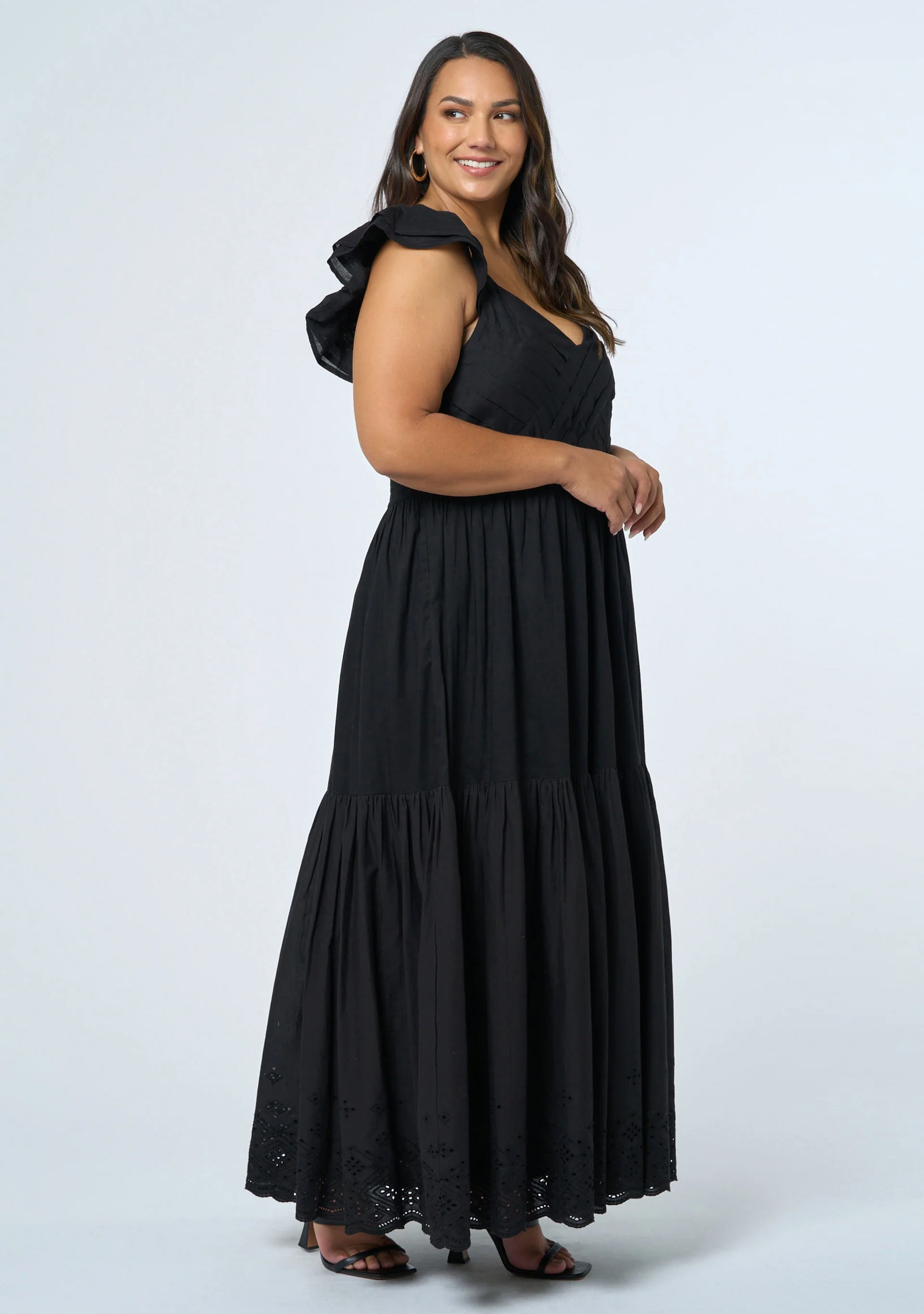 Georgie Broderie Maxi Dress - Image 6