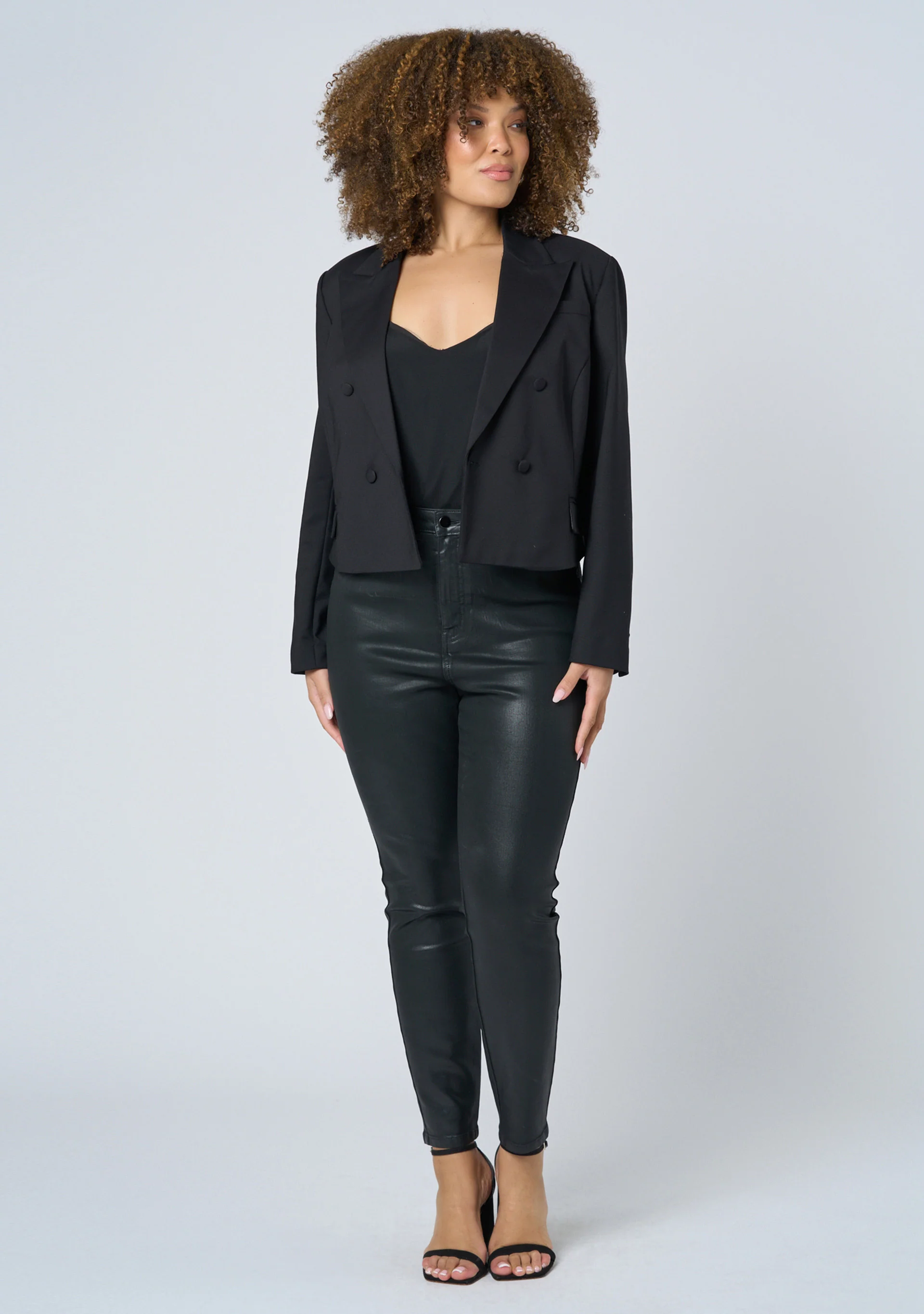 Gimme More Cropped Blazer - Image 3