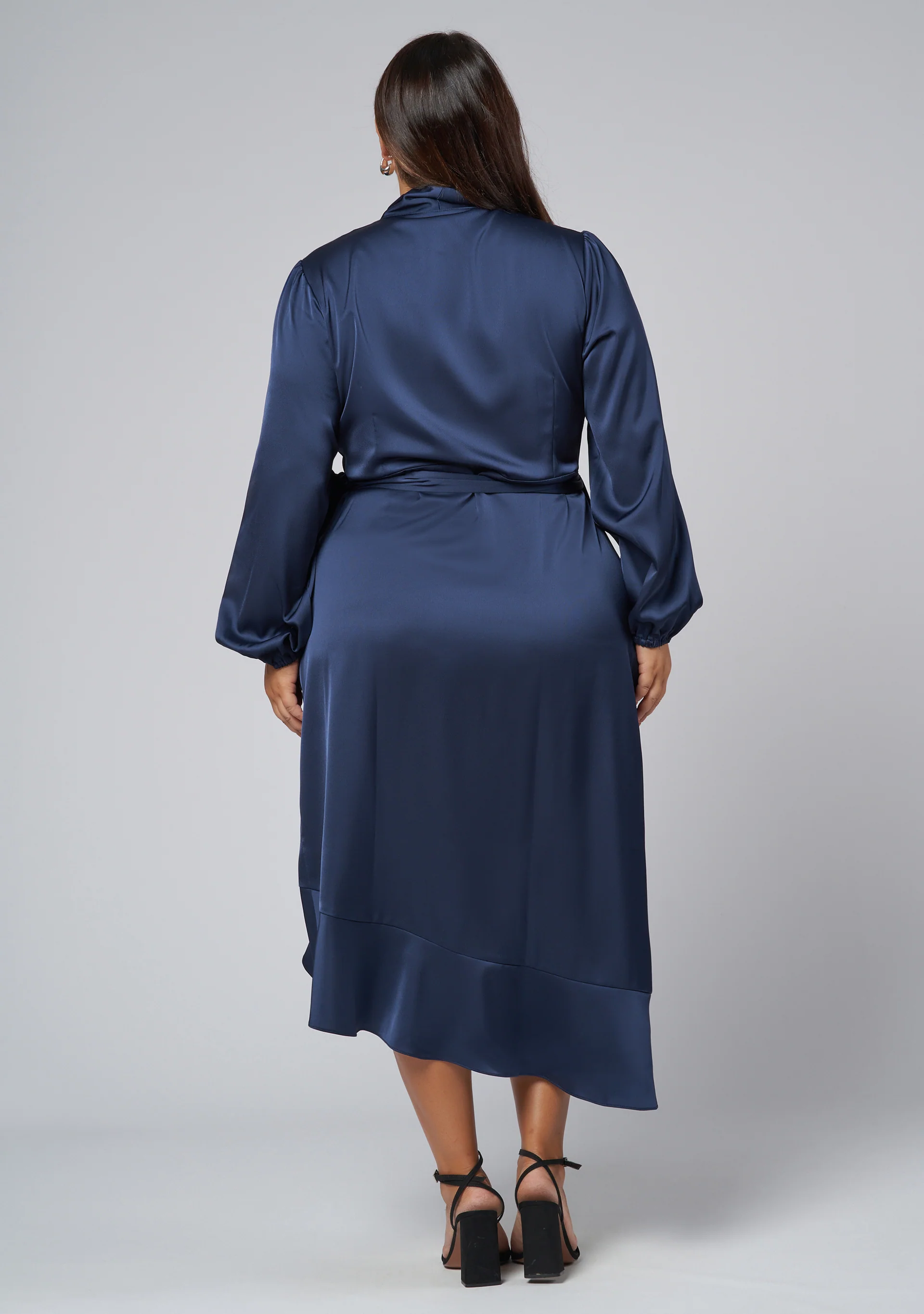 Girl Crush Satin Wrap Dress - Image 7