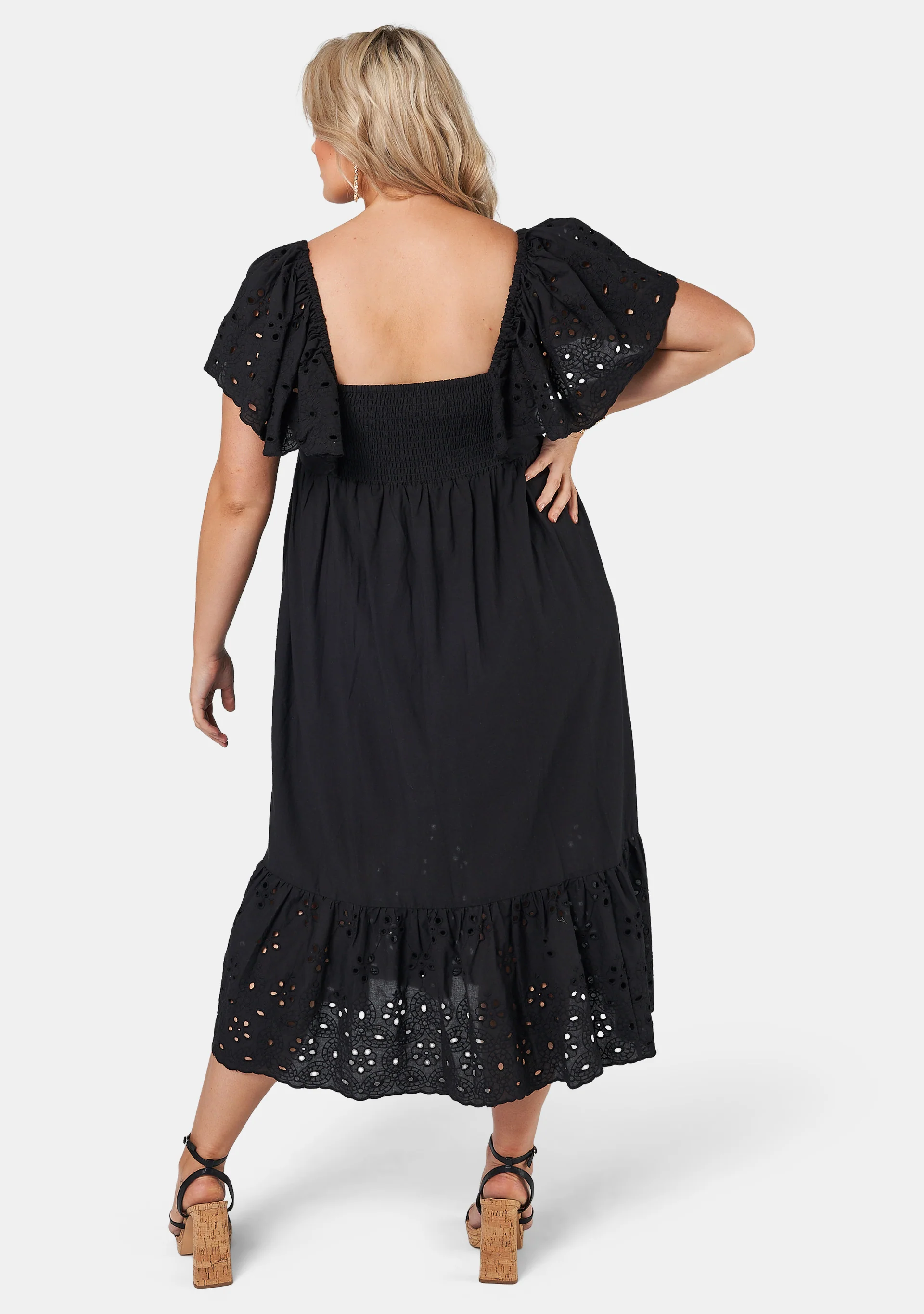 Girlz Broderie Maxi Dress - Image 5
