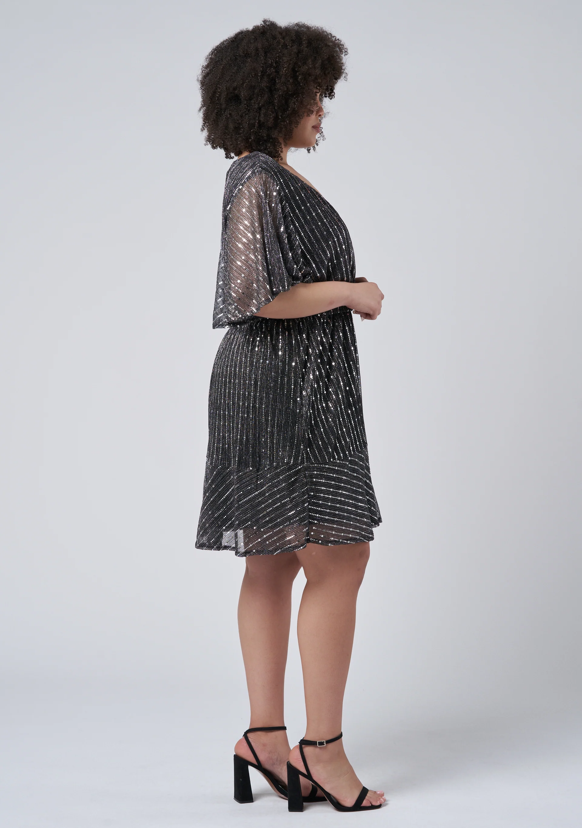 Glow Frill Hem Mini Dress - Image 4