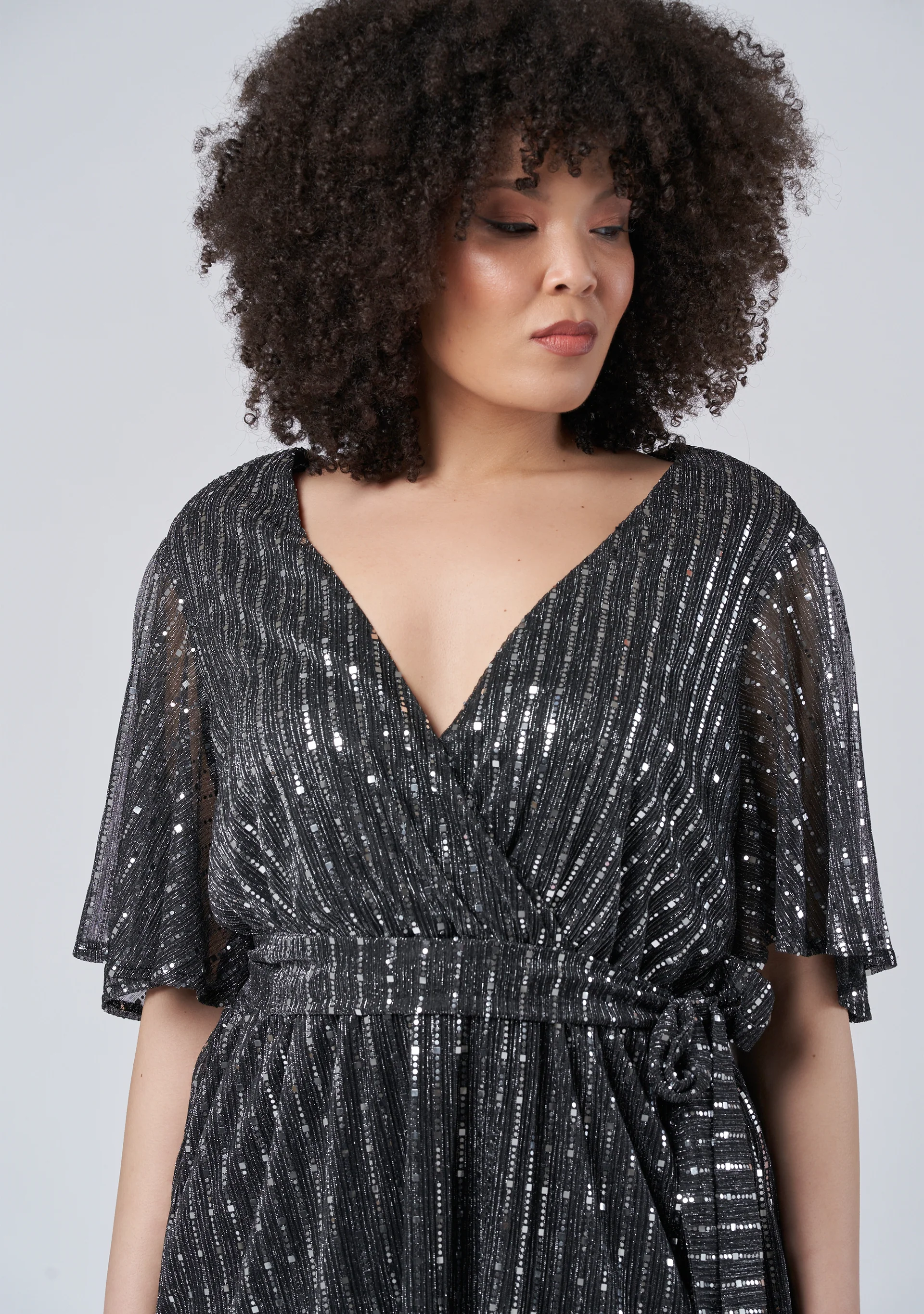 Glow Frill Hem Mini Dress - Image 6