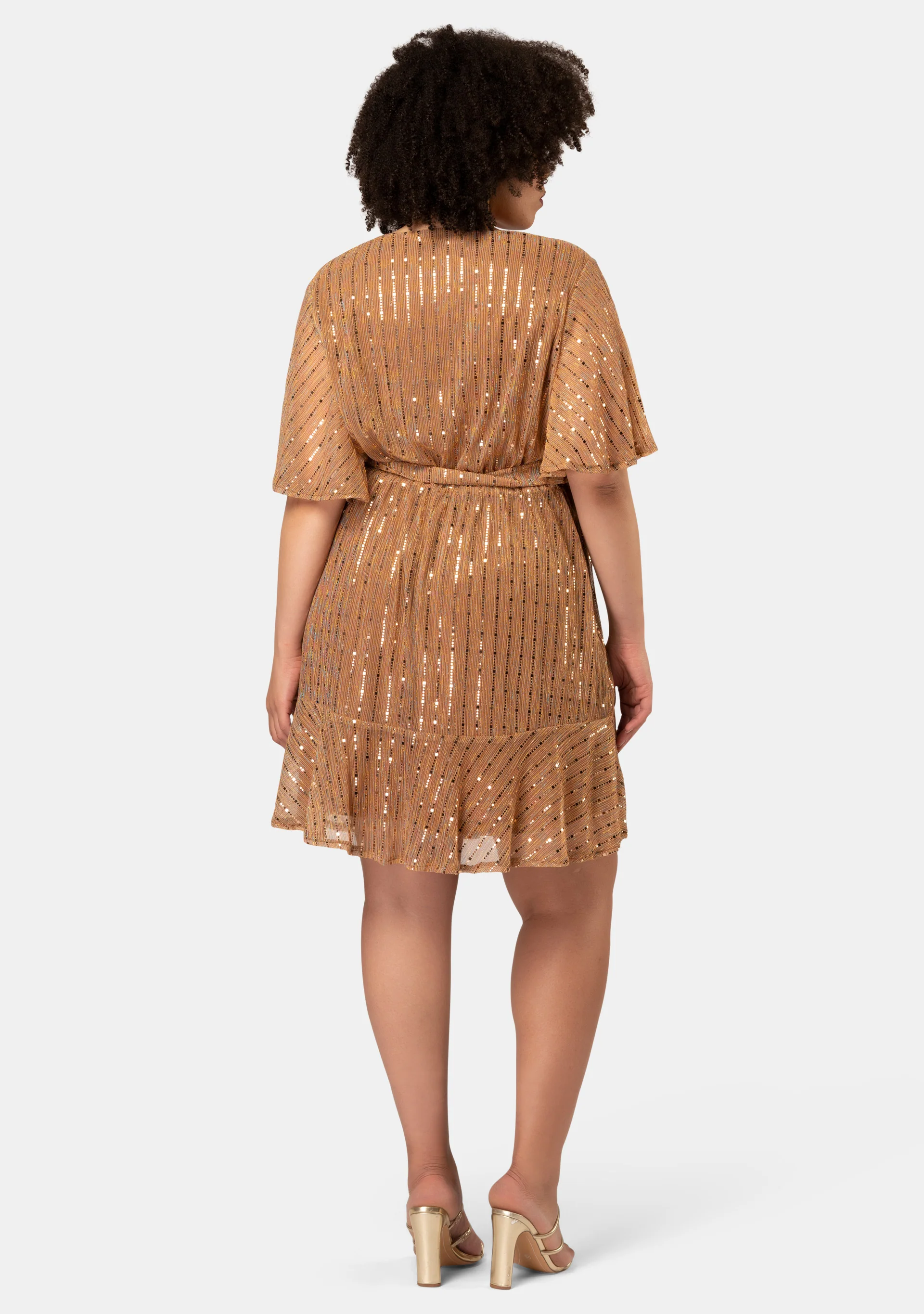 Glow Frill Hem Mini Dress - Image 5