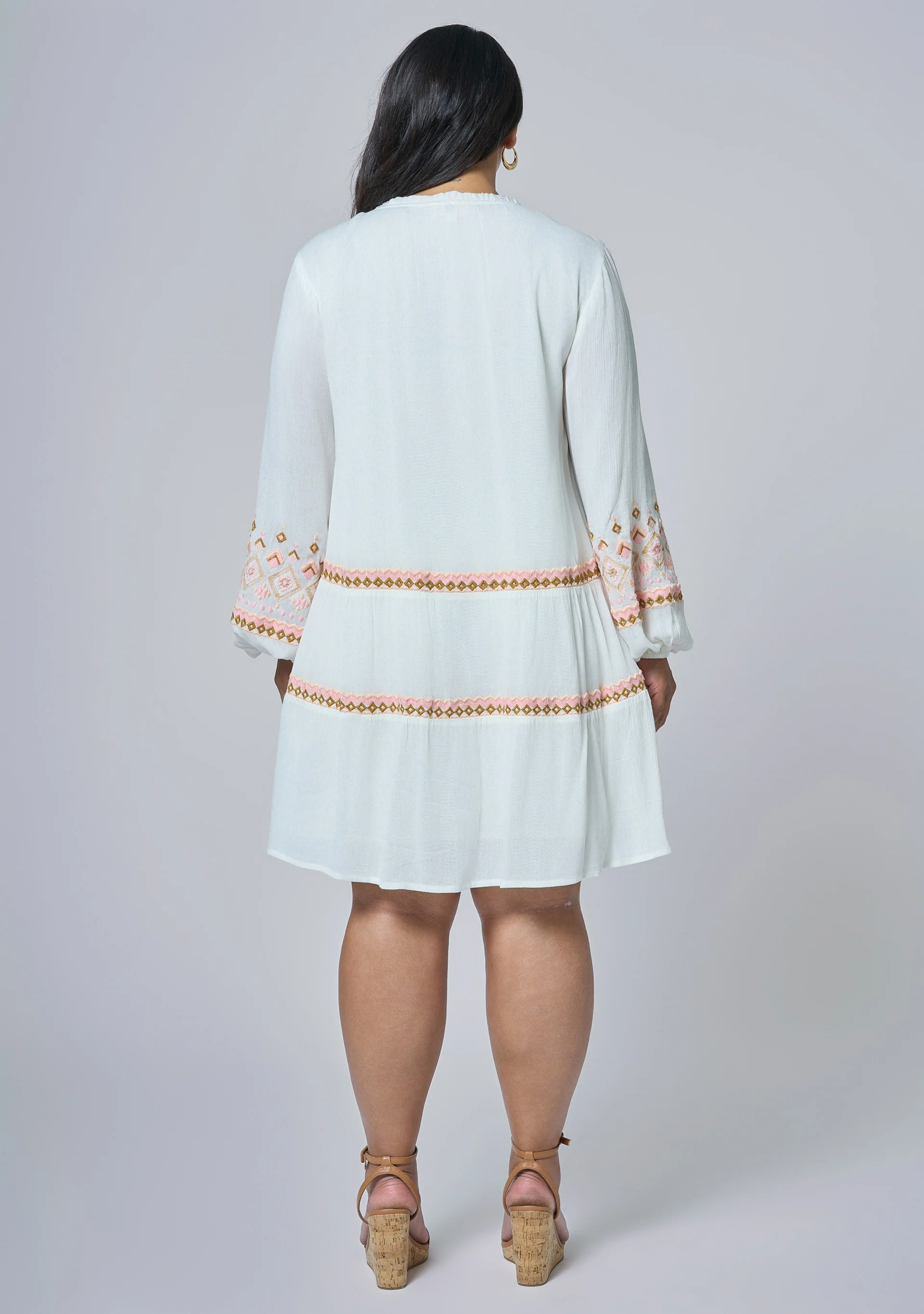 Golden Threads Mini Dress - Image 7