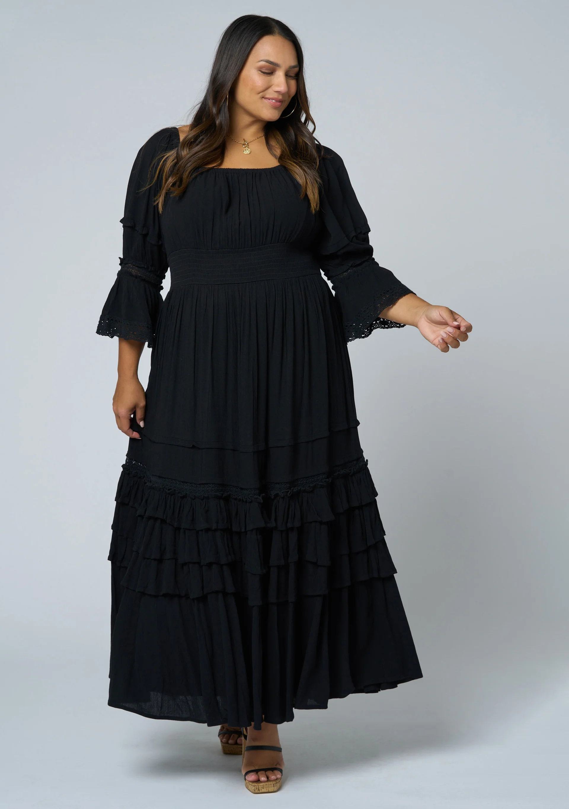 Grecian Goddess Maxi Dress - Image 3