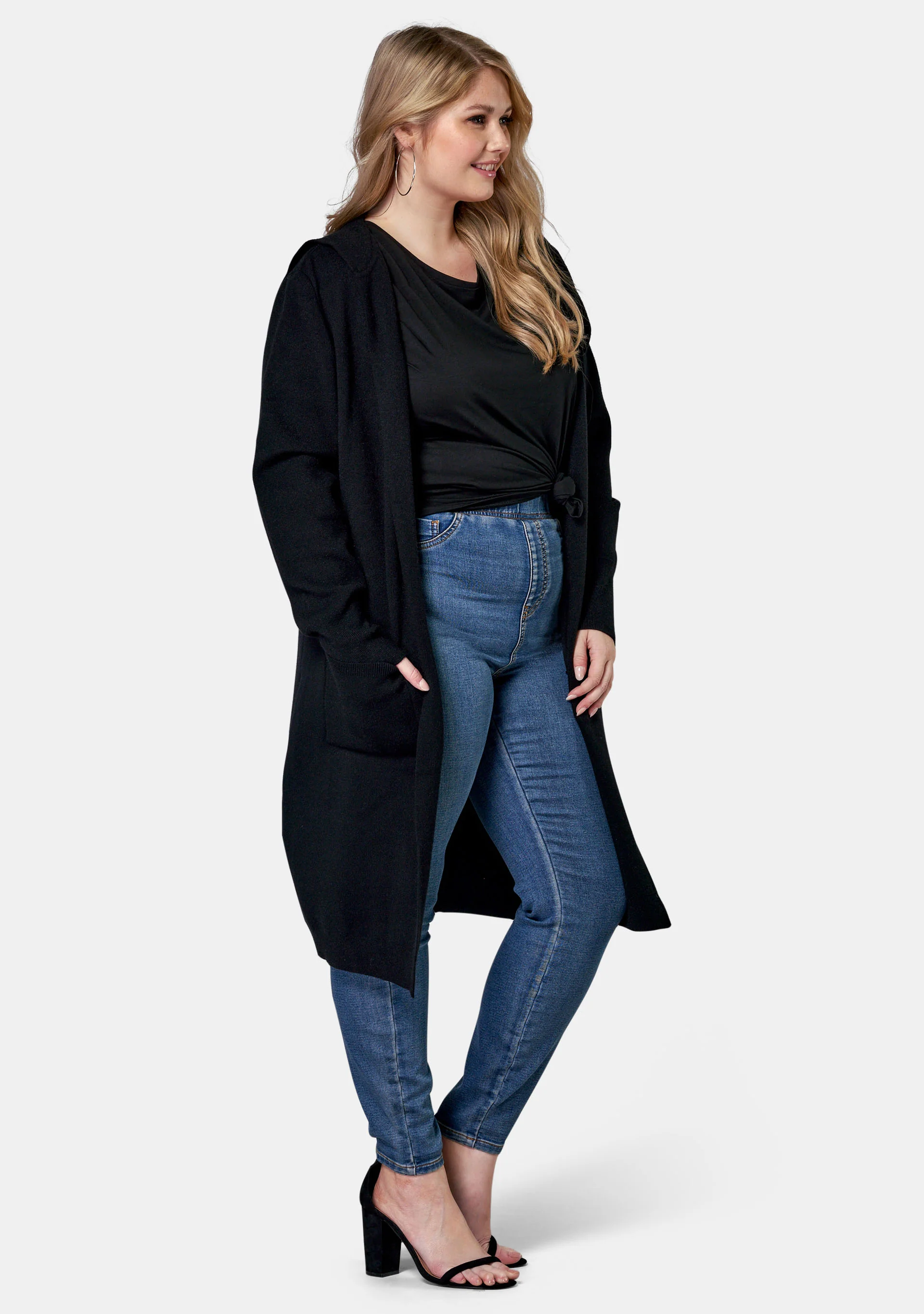 Hattie Hooded Longline Cardi - Image 5