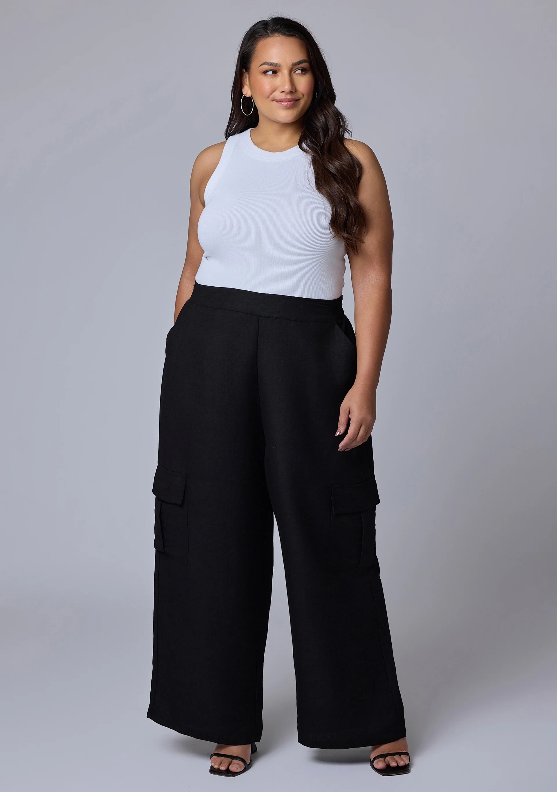 Hayley Cargo Linen Pant - Image 3