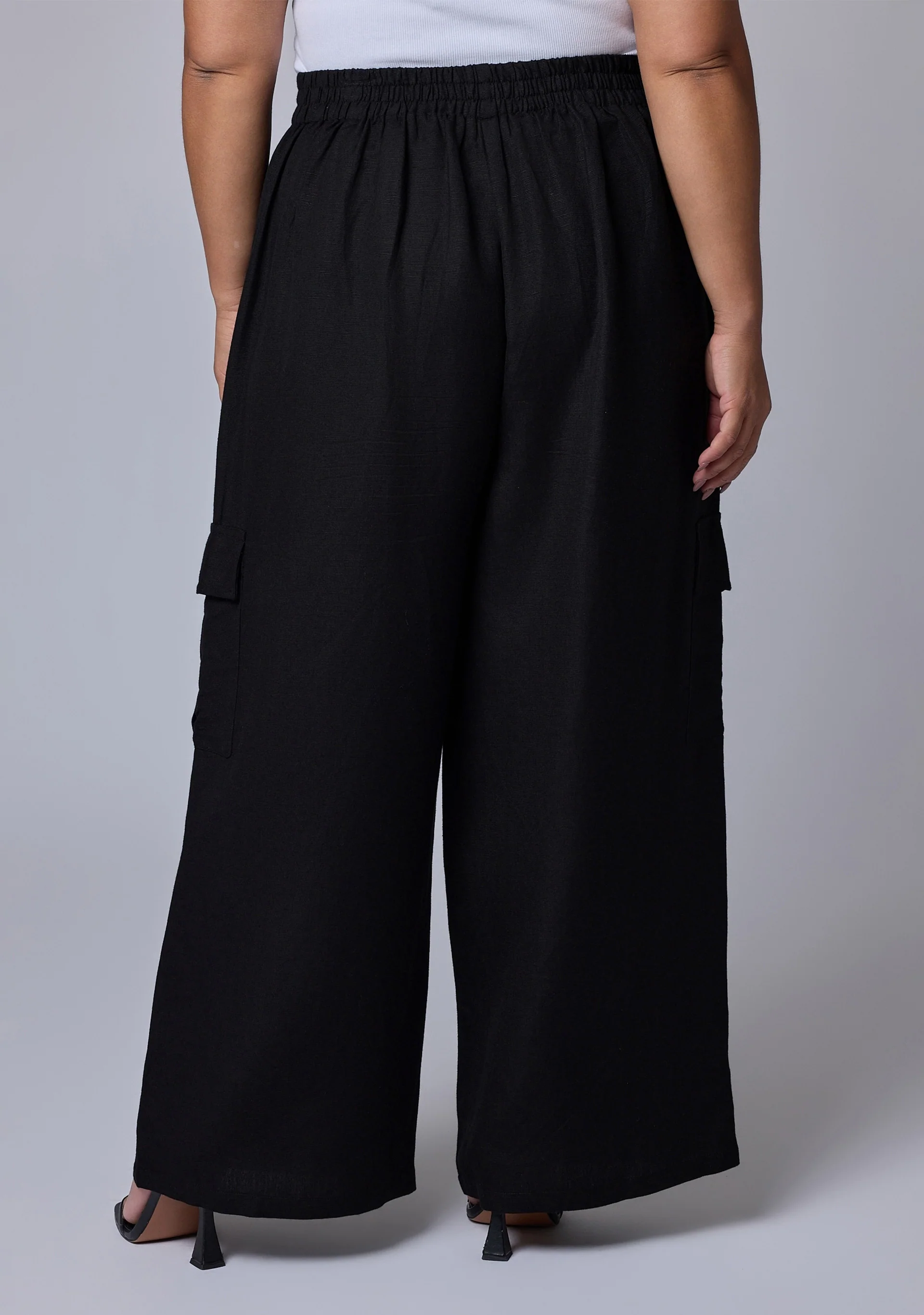 Hayley Cargo Linen Pant - Image 5