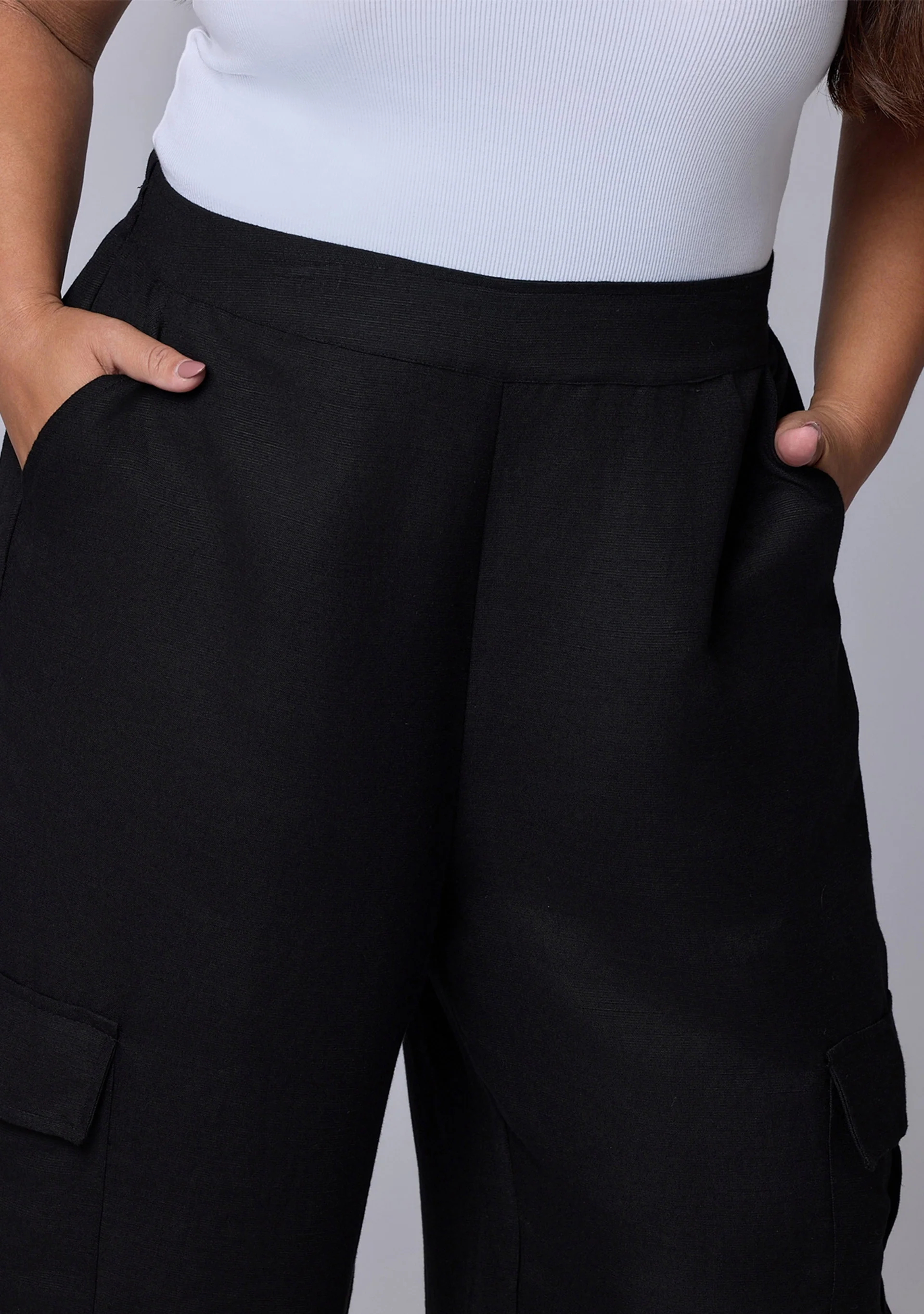 Hayley Cargo Linen Pant - Image 6
