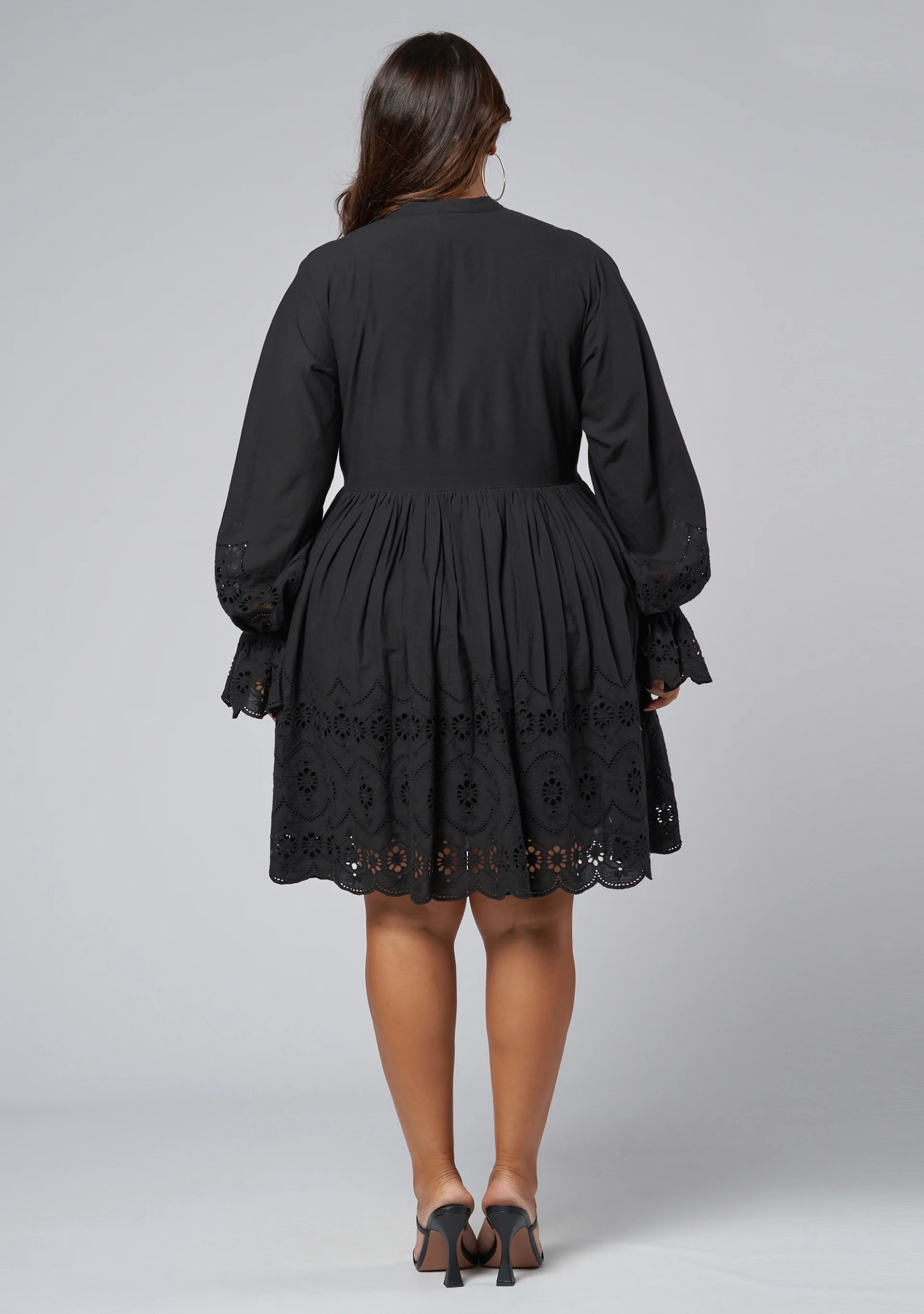 Heartless Broderie Mini Dress - Image 5