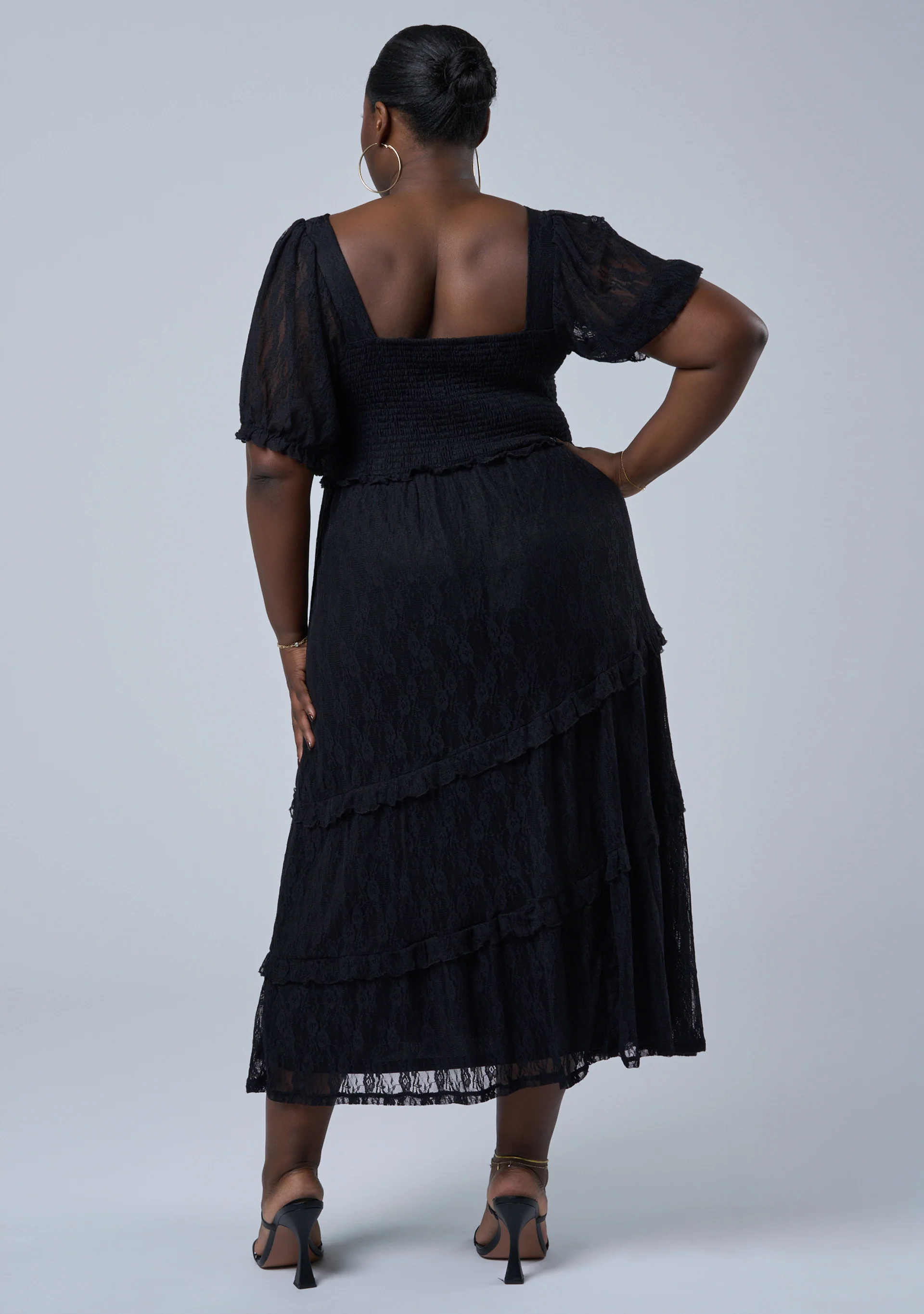 Highway Lace Midi Dress - Image 5