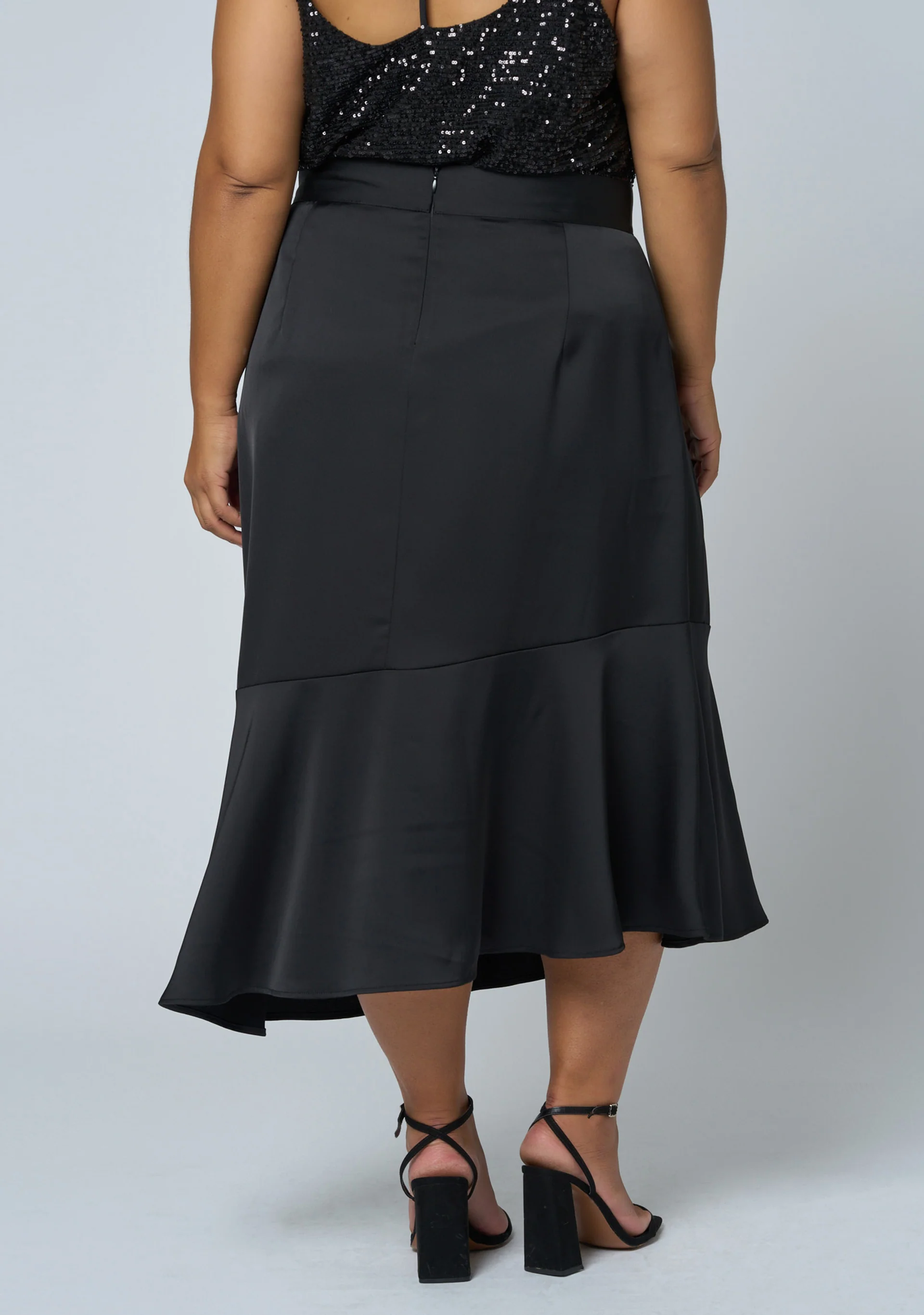 Hypnotize Satin Midi Skirt - Image 5