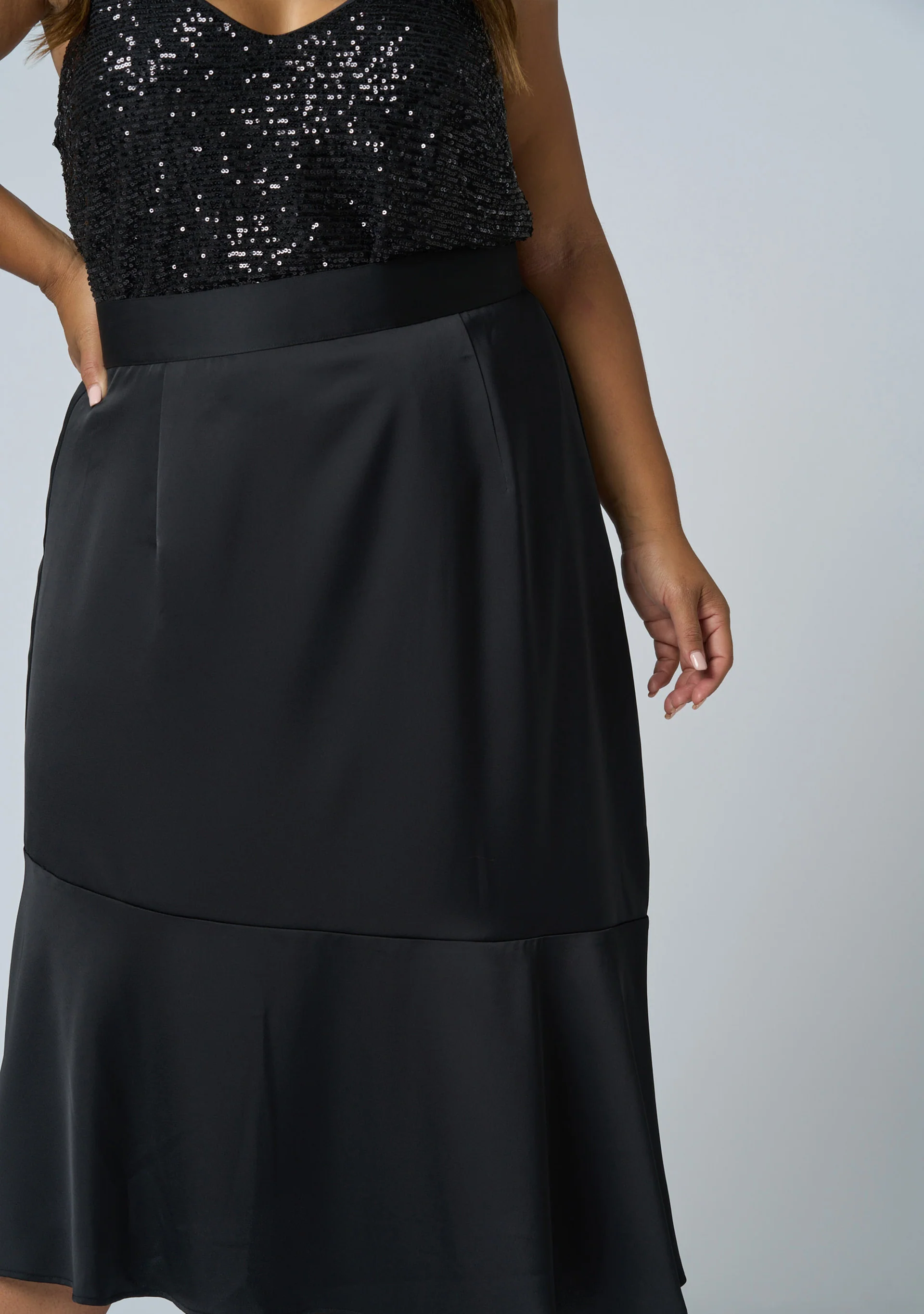 Hypnotize Satin Midi Skirt - Image 6