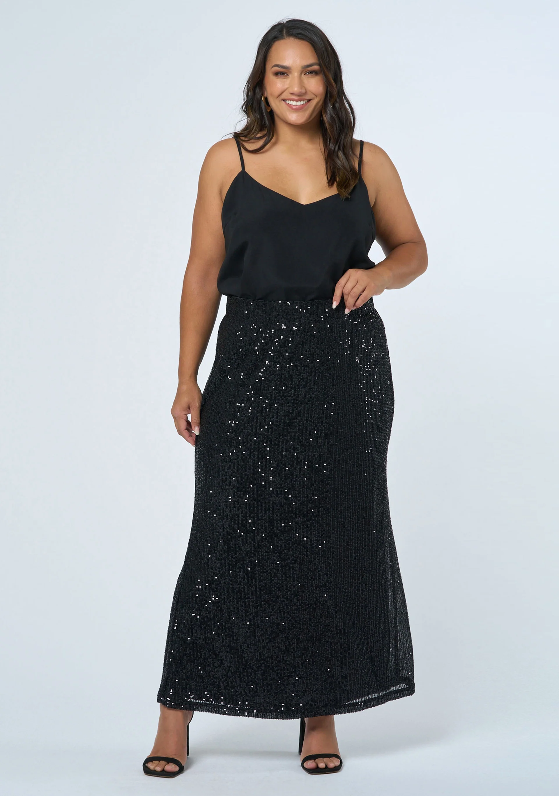 Ignition Sequin Midi Skirt - Image 3