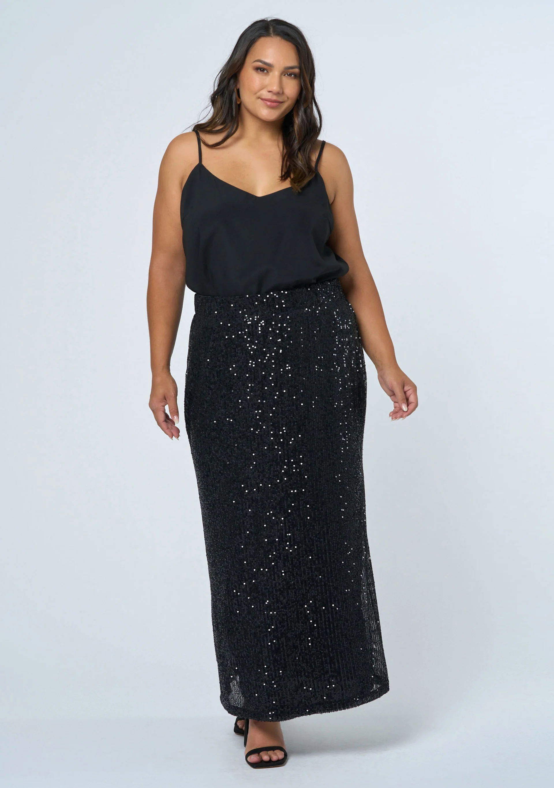 Ignition Sequin Midi Skirt - Image 4