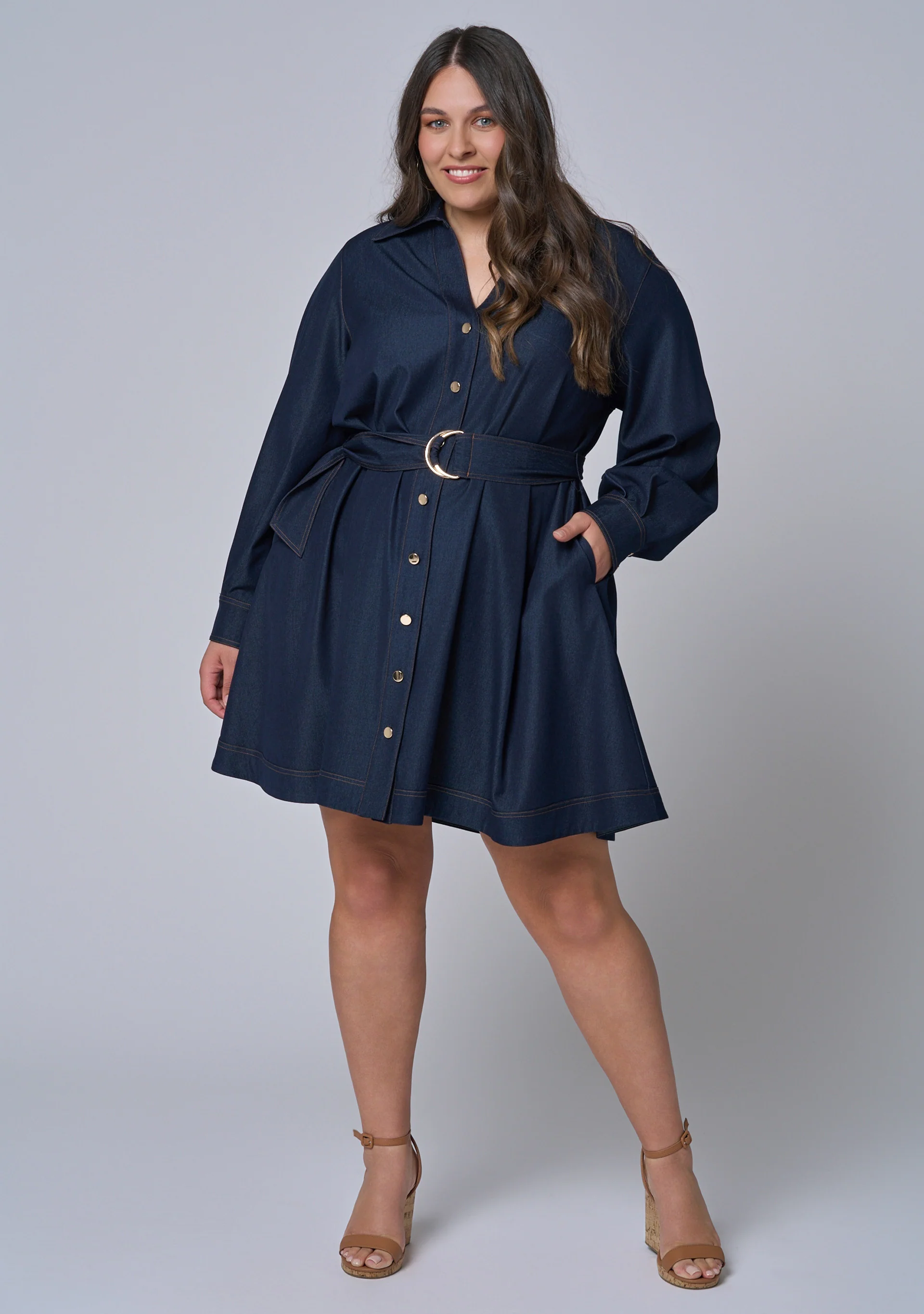 Juni Denim Dress - Image 3