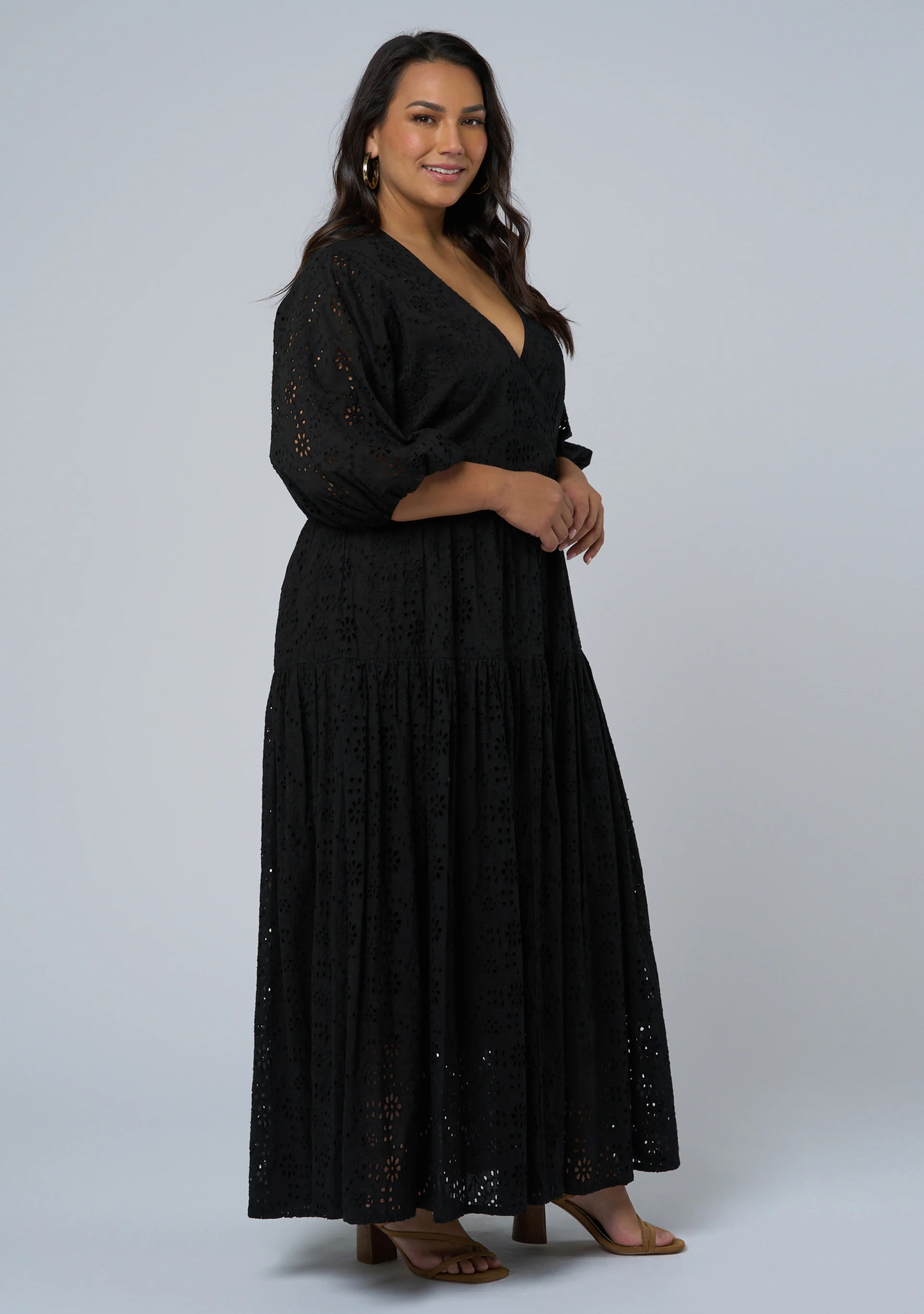 Katrina Broderie Maxi Dress - Image 4