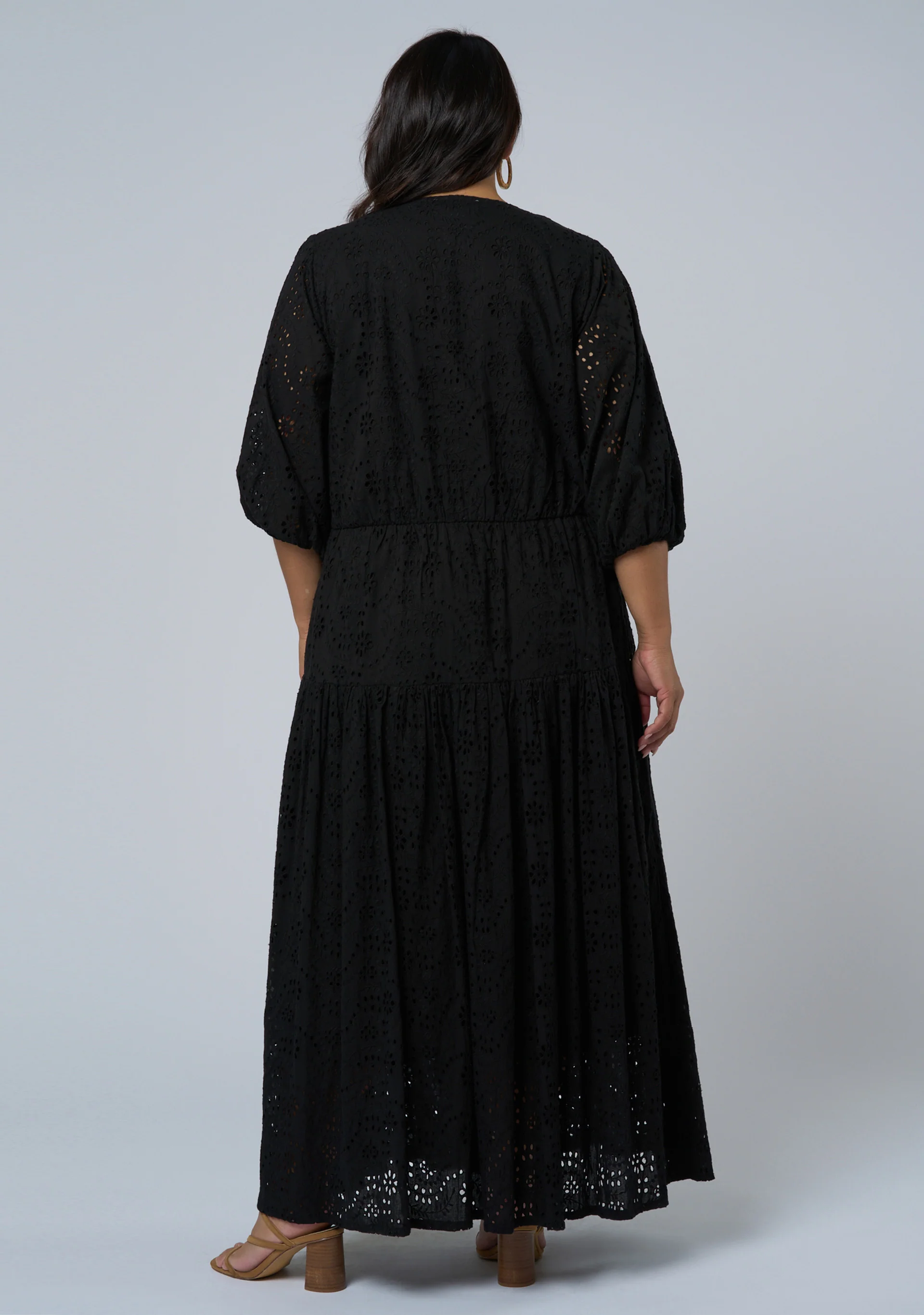 Katrina Broderie Maxi Dress - Image 5