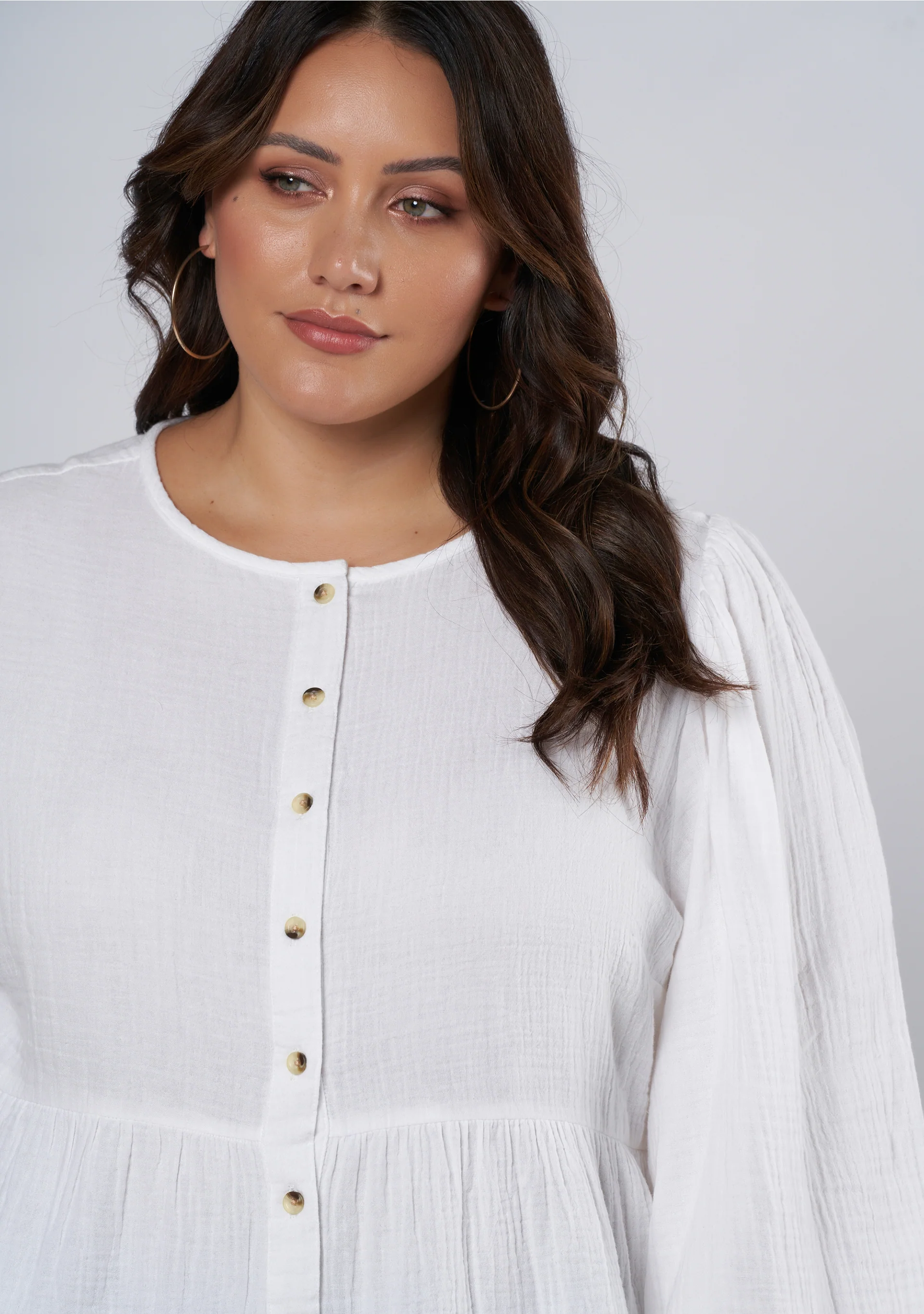 Lalita Tiered Cotton Top - Image 7